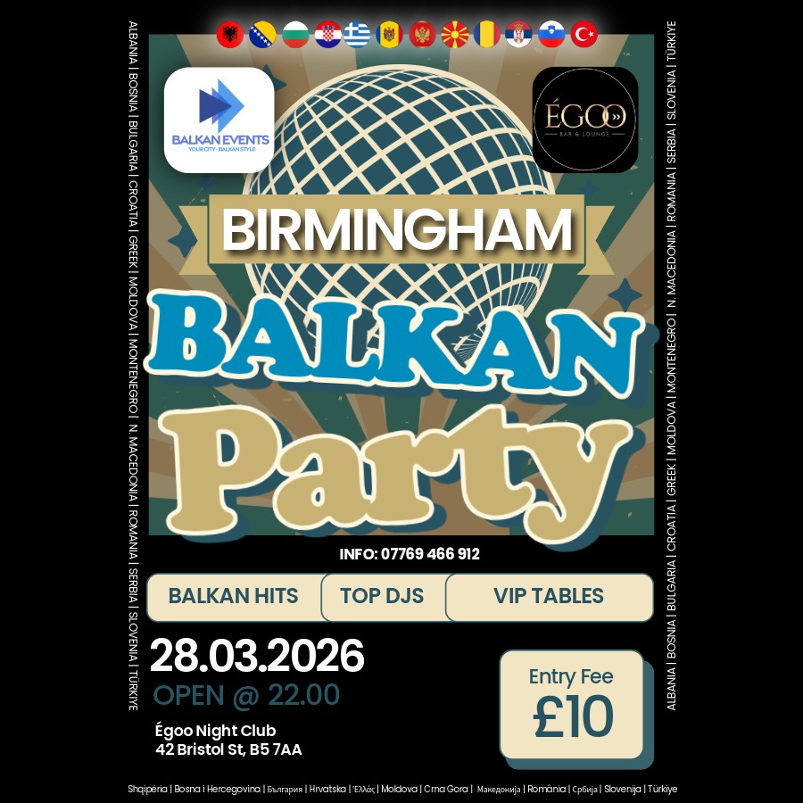 BALKAN Party BIRMINGHAM - Spring Party