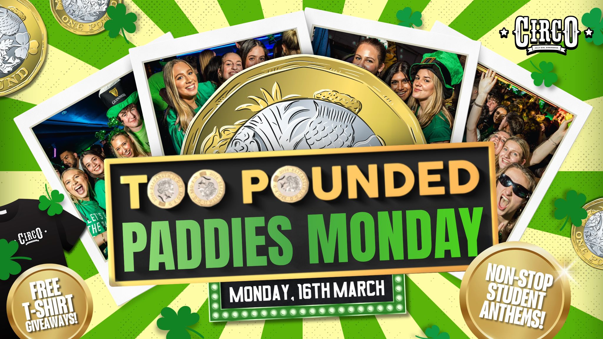 TOO POUNDED: PADDIES MONDAY ☘️
