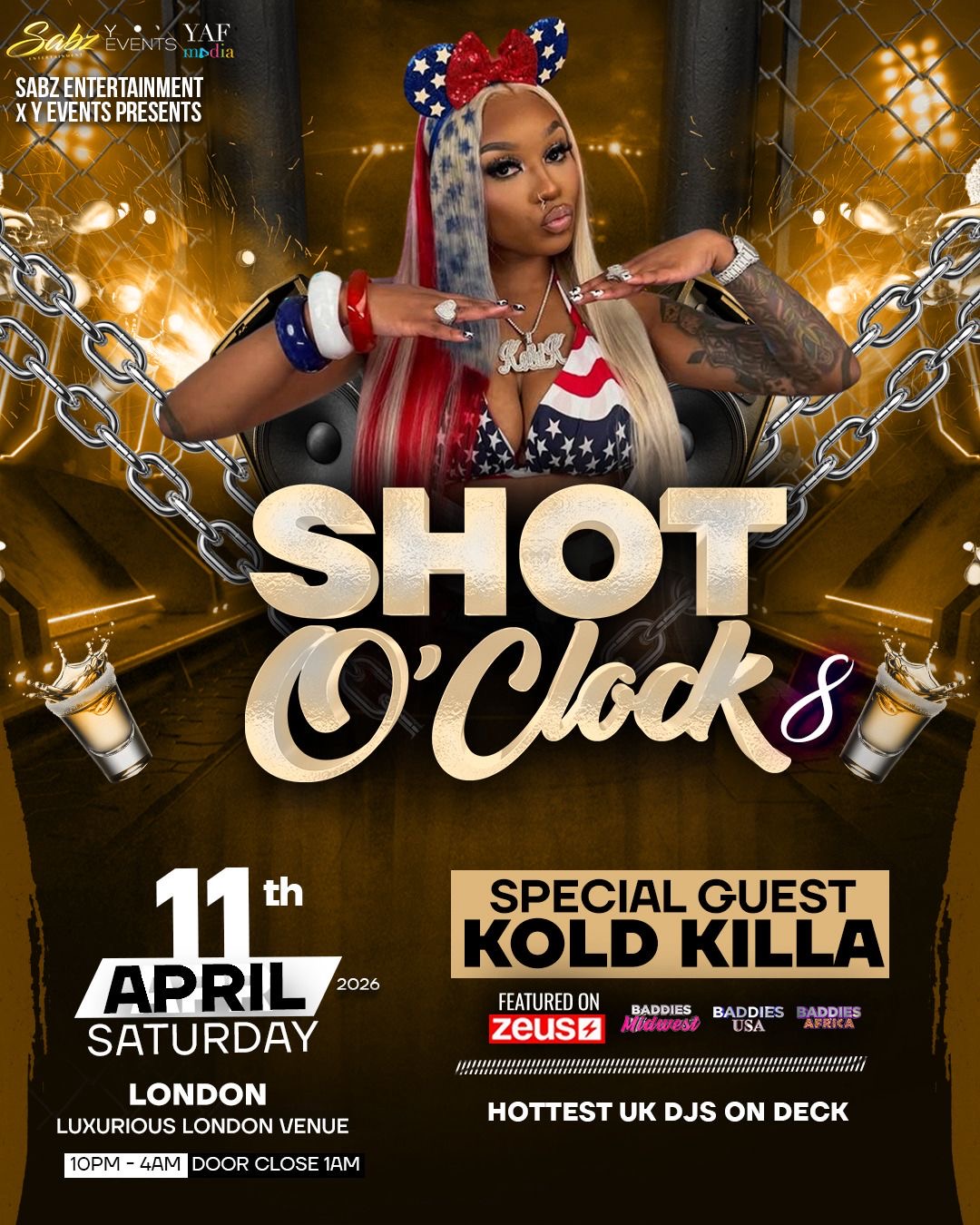 KOLD KILLA - SHOT O’CLOCK 8: BADDIES PARTY