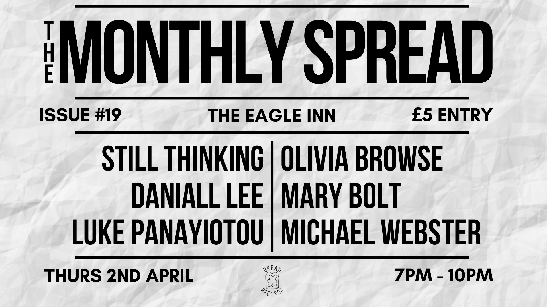 The Monthly Spread: Issue #19