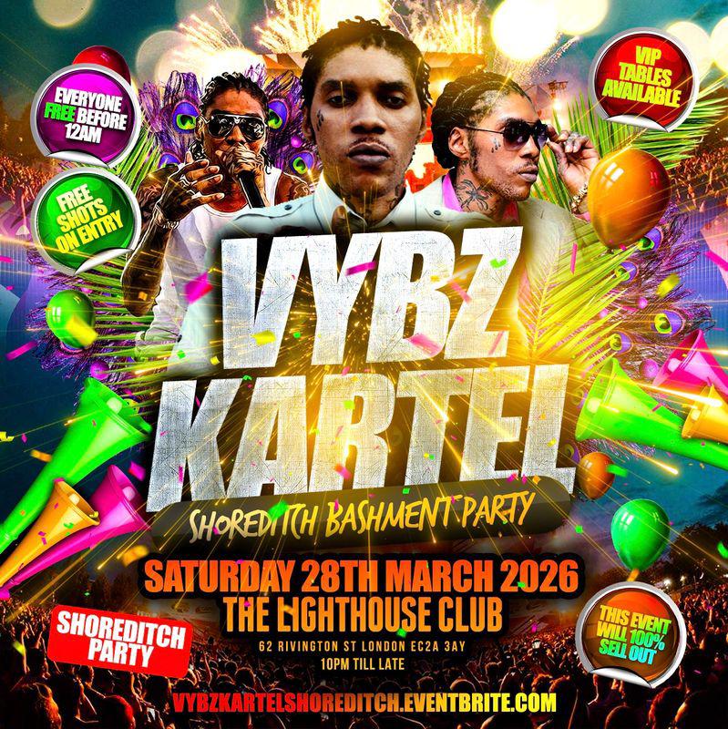 Vybz Kartel - Shoreditch Bashment Party