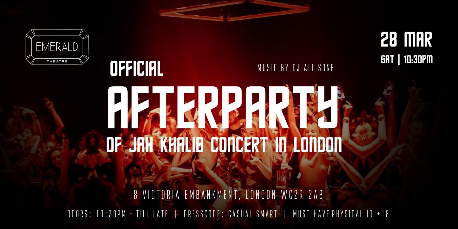 Большая ТУСОВКА в Лондоне - OFFICIAL JAH KHALIB CONCERT AFTERPARTY