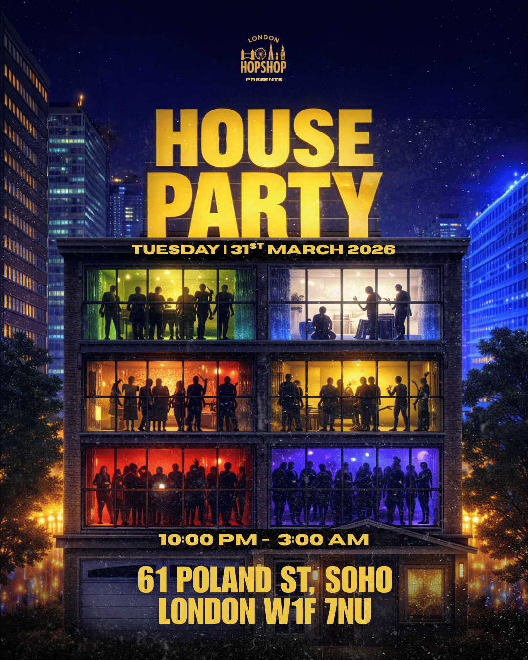 LONDON HOPSHOP PRESENTS: DDLJ THEME HOUSE PARTY 31/03
