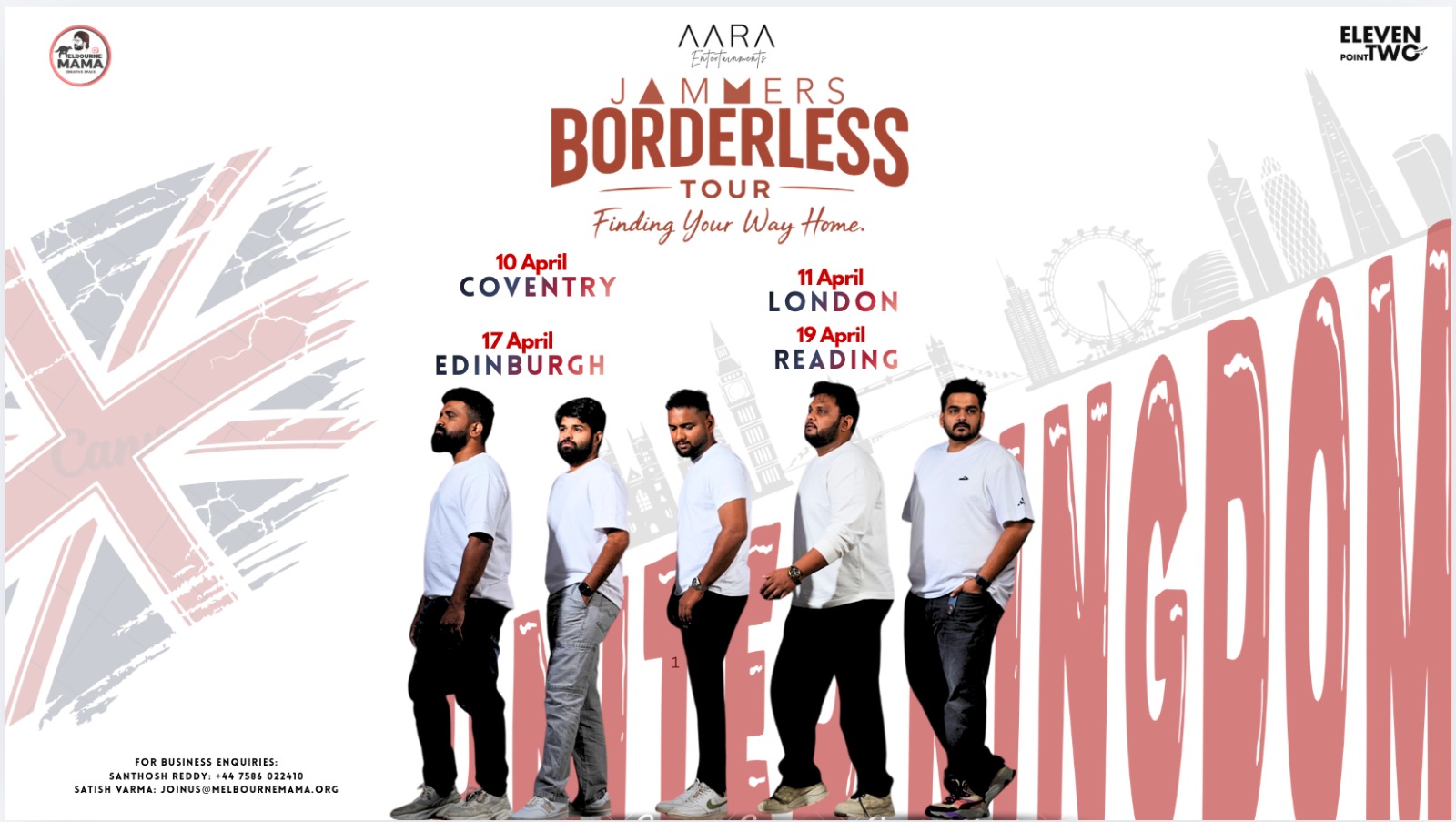 BAND JAMMERS - Live In London - Borderless Tour - Telugu