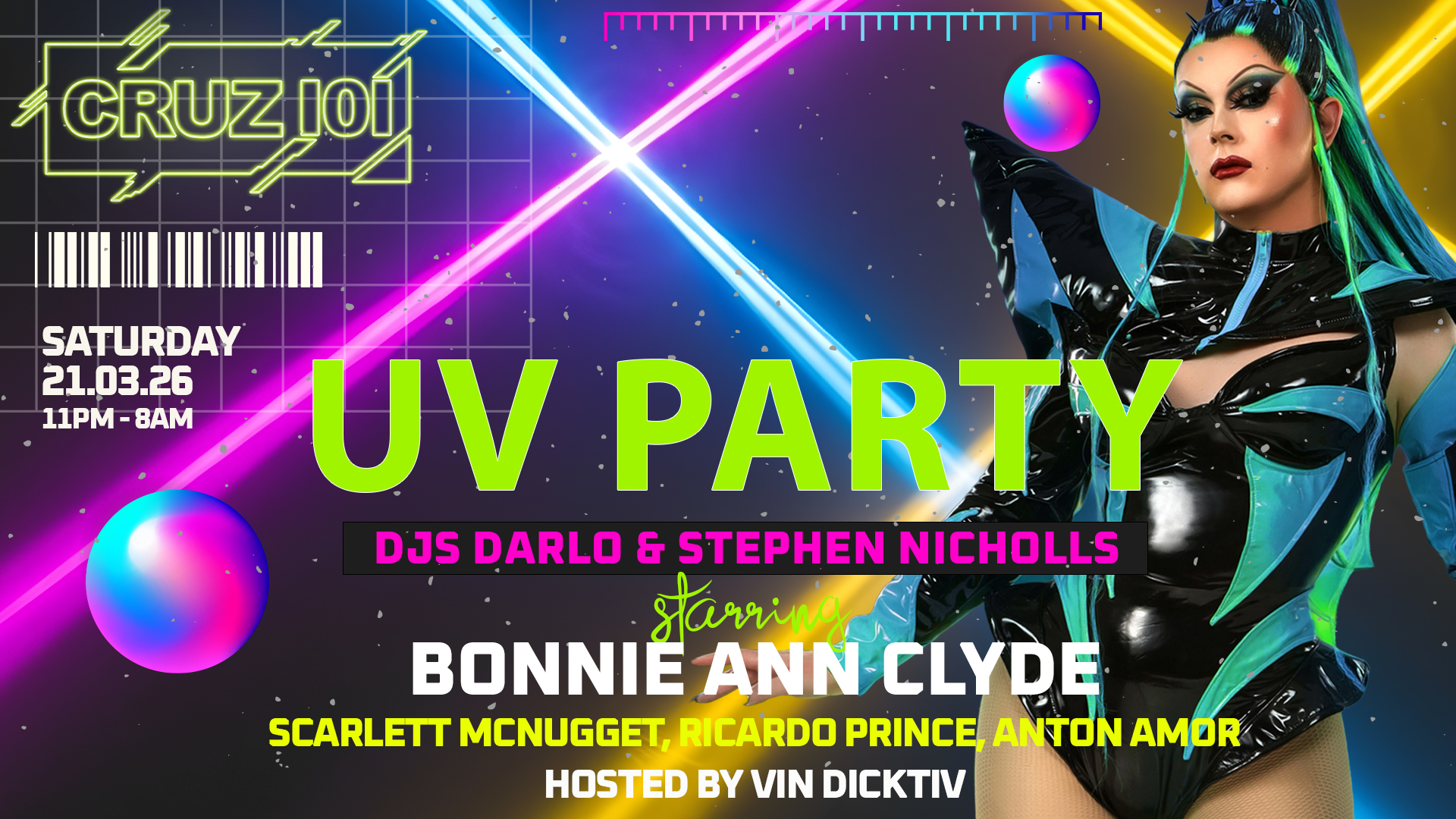 CRUZ 101 - UV PARTY