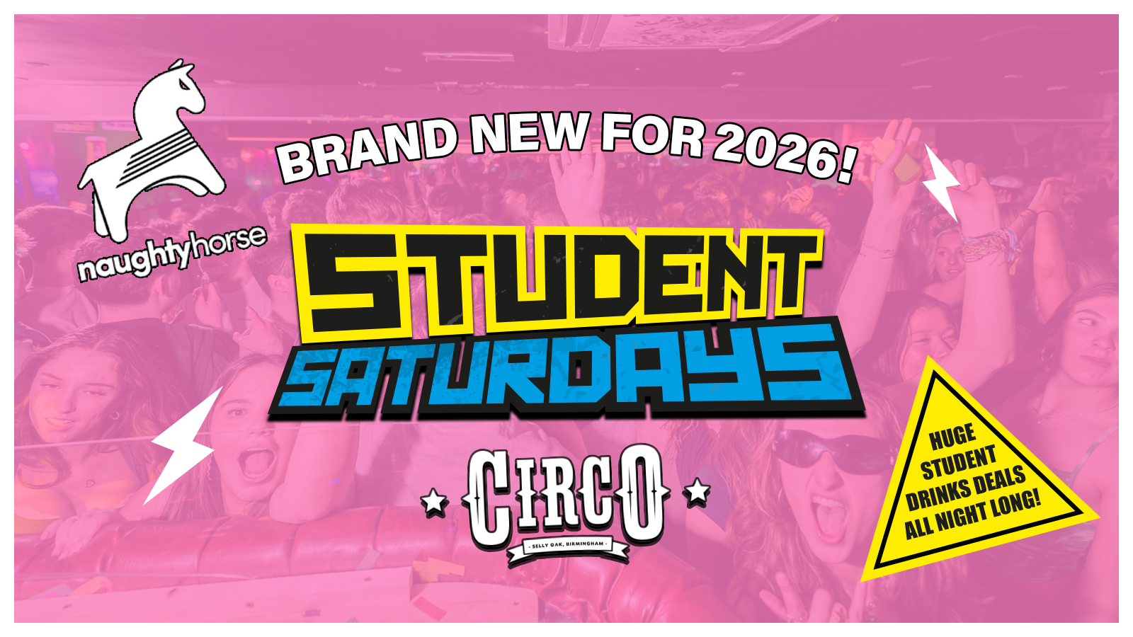 STUDENT SATURDAYS  [END OF TERM - GUARANTEED TO SELL OUT!]