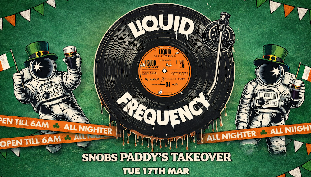Liquid Frequency St Paddy's Day Room Takeover - SNOBS