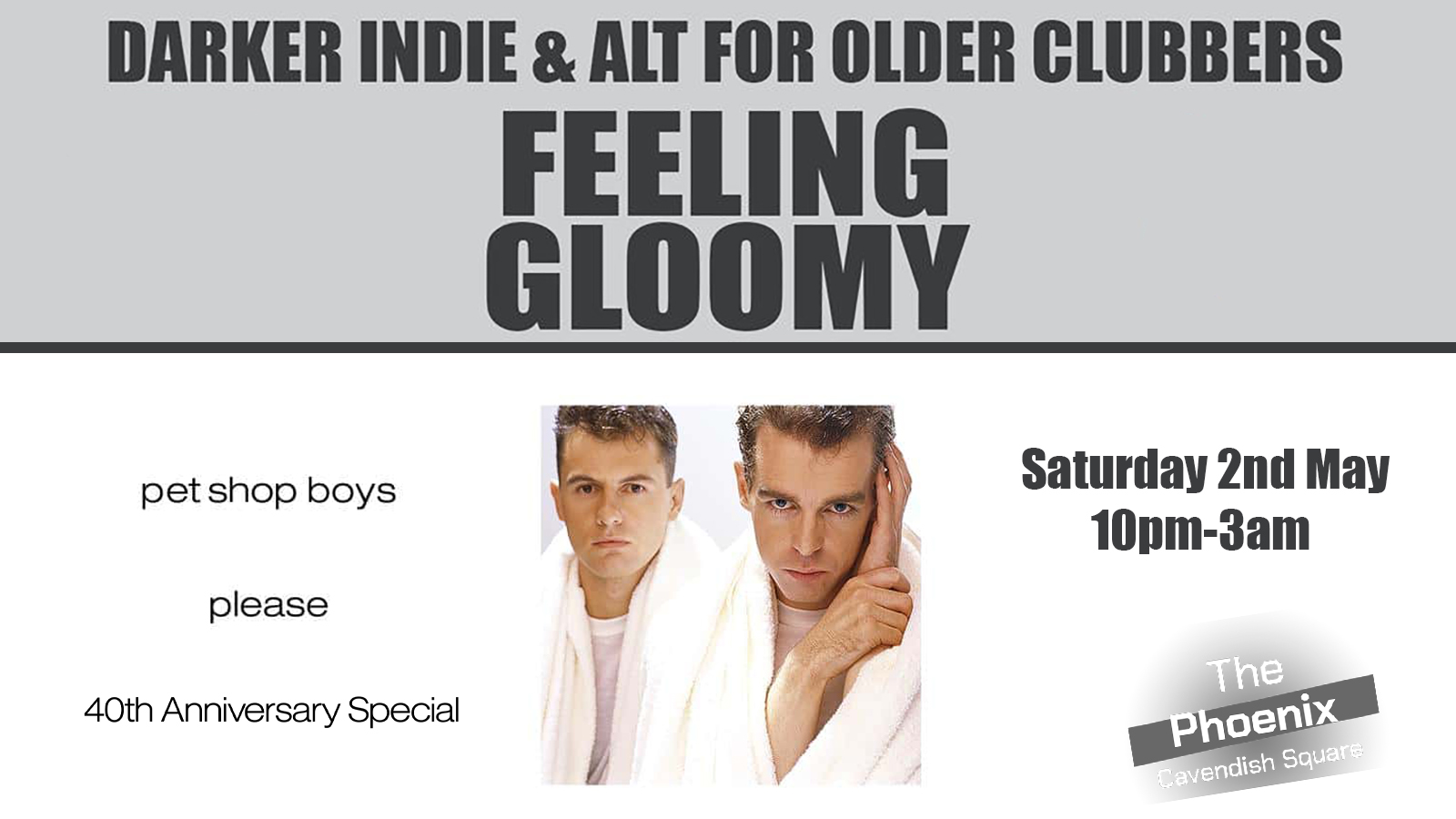 Feeling Gloomy - Pet Shop Boys: 40th Anniversary Special