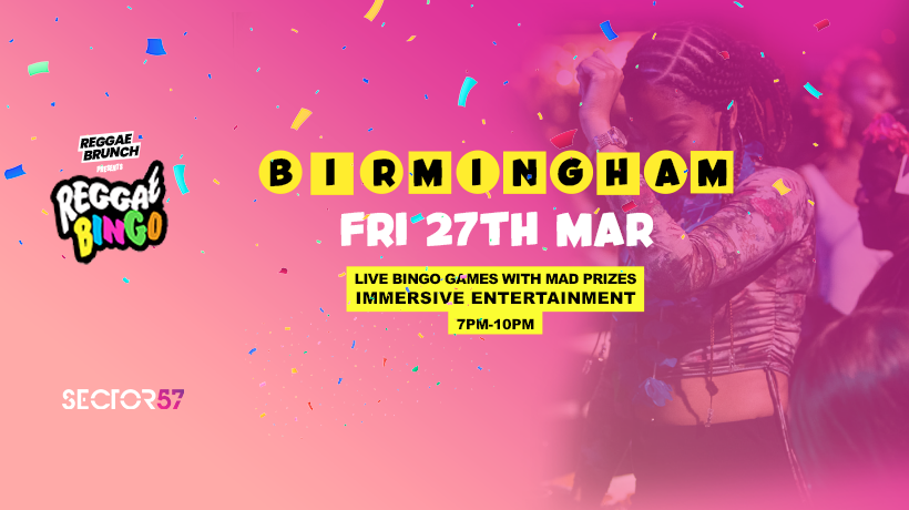Reggae Bingo - Birmingham - Fri 27th Mar
