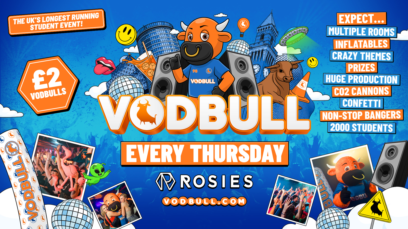 VODBULL at ROSIES [ON SALE NOW!]💥19/03