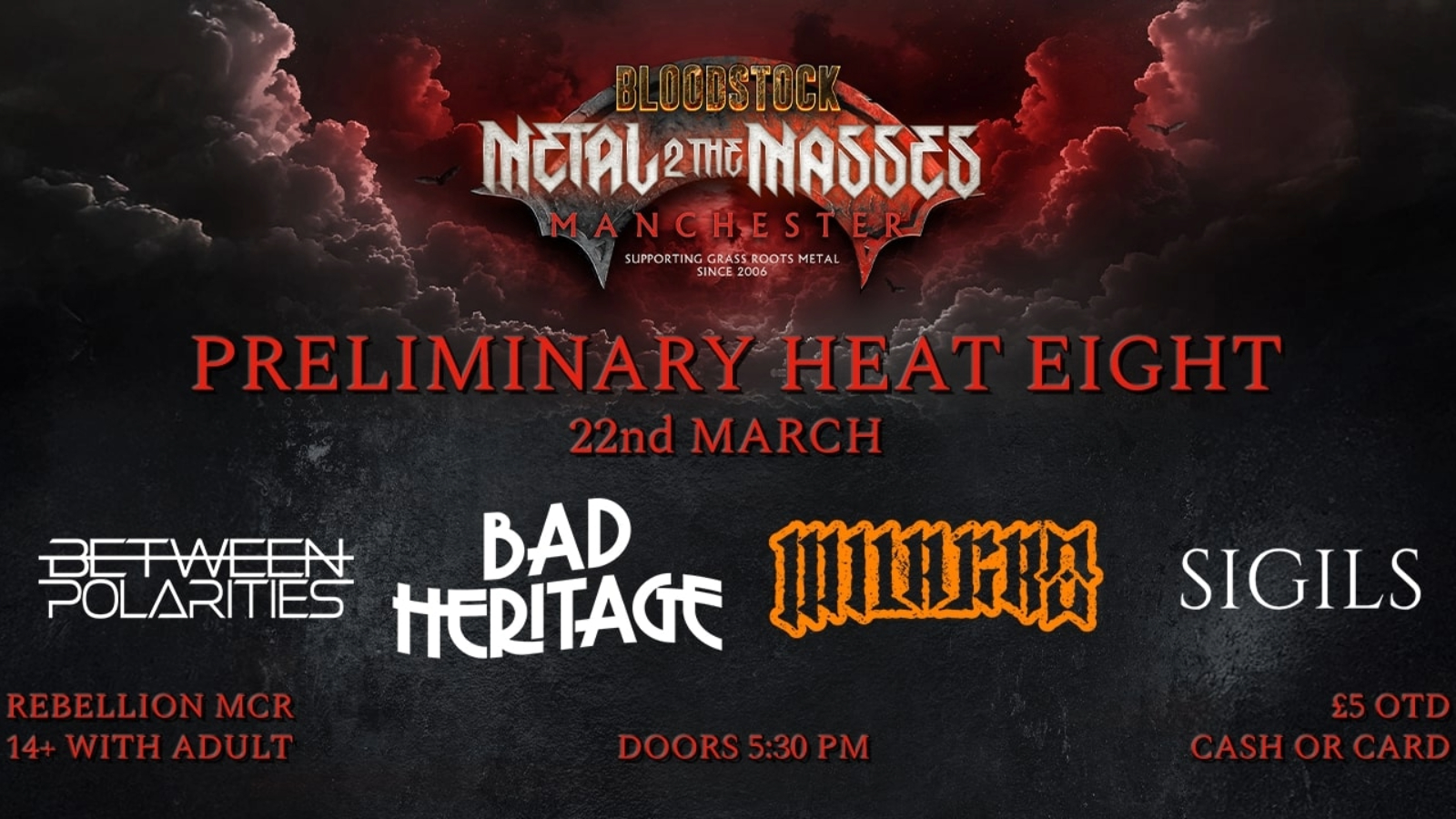 Metal 2 The Masses 2026 - Heat 8