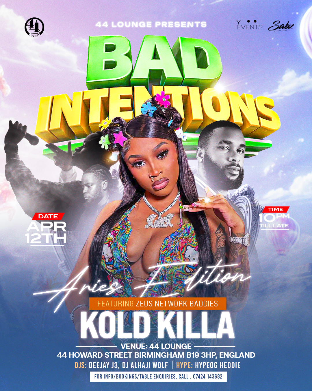 BAD INTENTIONS PERFORMING LIVE KOLD KILLA