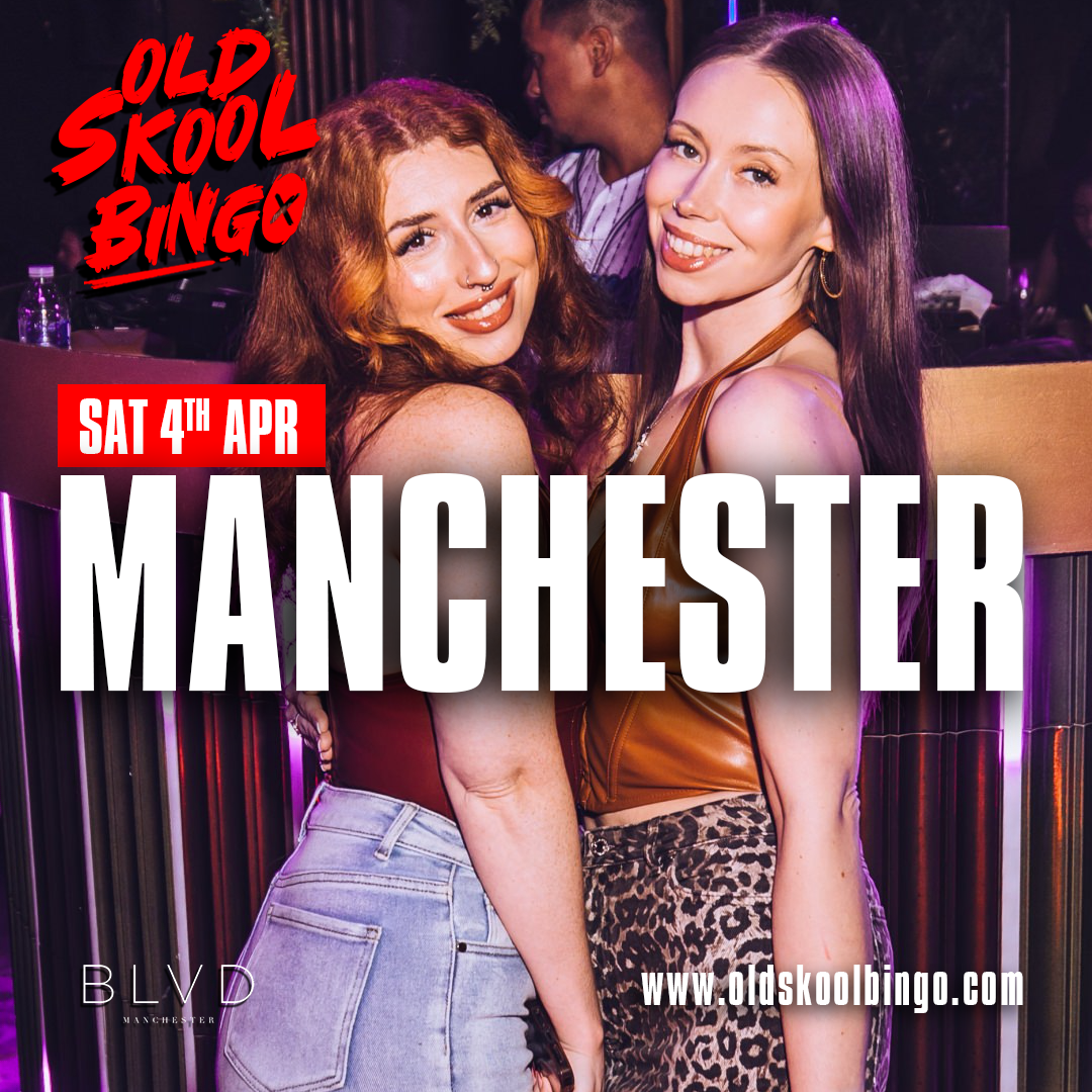Old Skool Bingo Sat 4th April Manchester