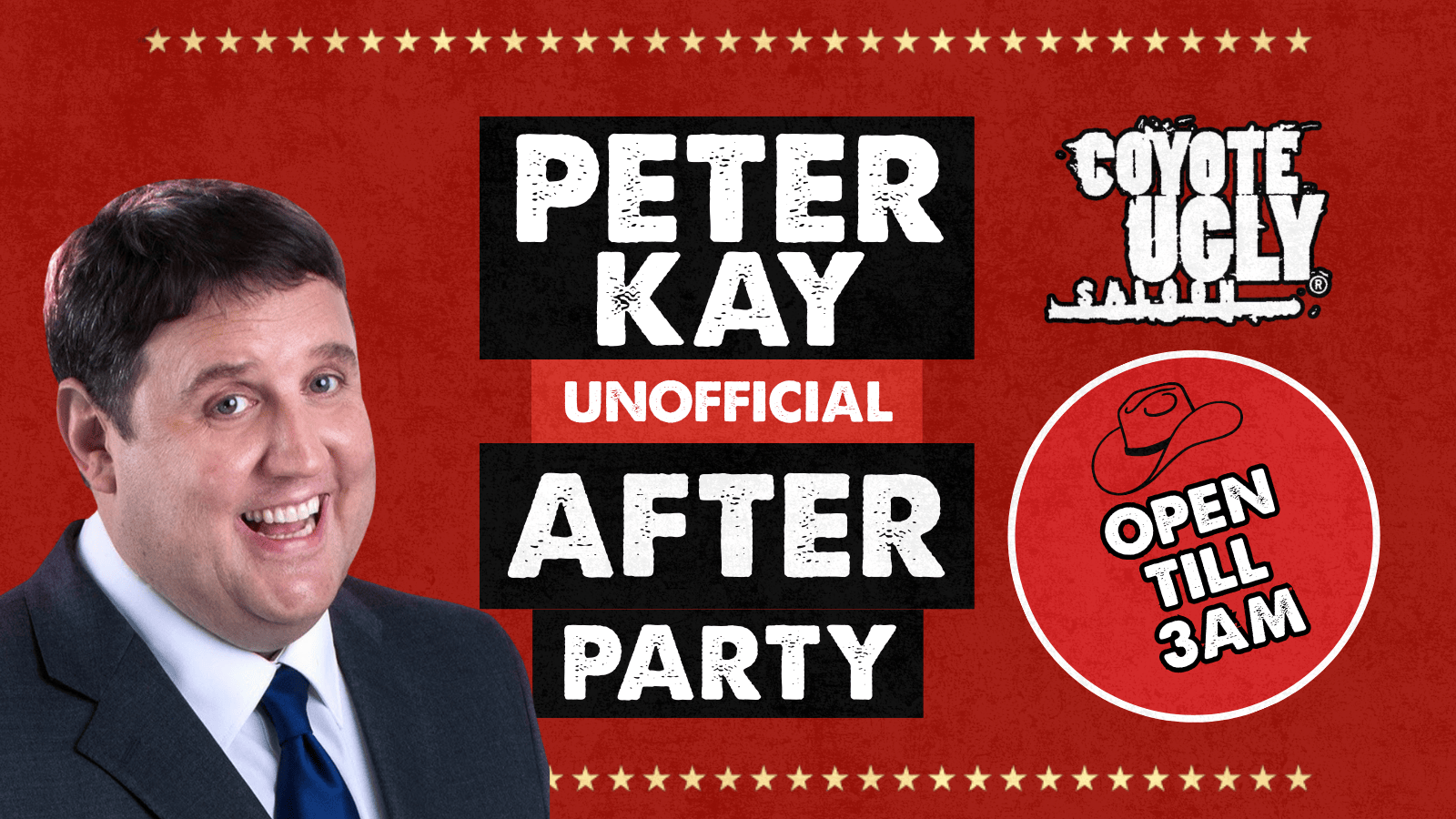 PETER KAY UNOFFICIAL AFTERPARTY