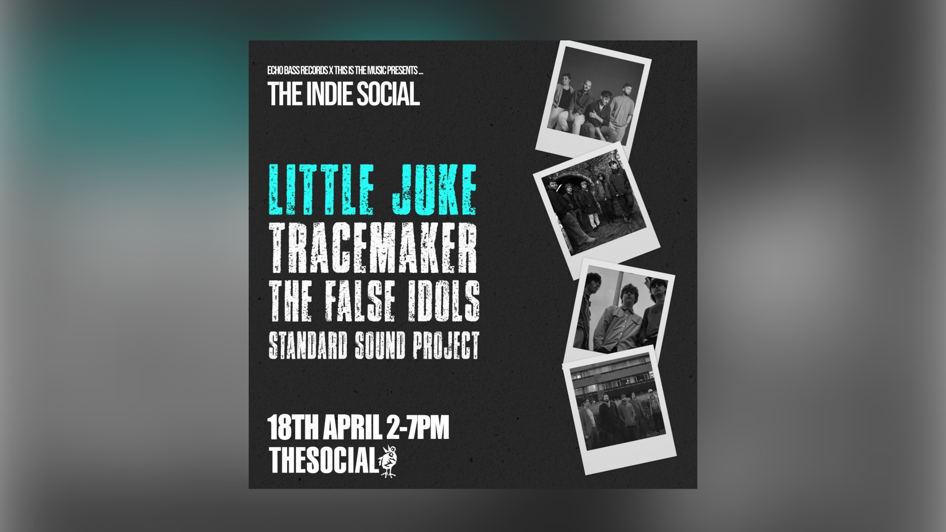 Indie Social: Little Juke + Tracemaker + The False Idols + Standard Sound Project