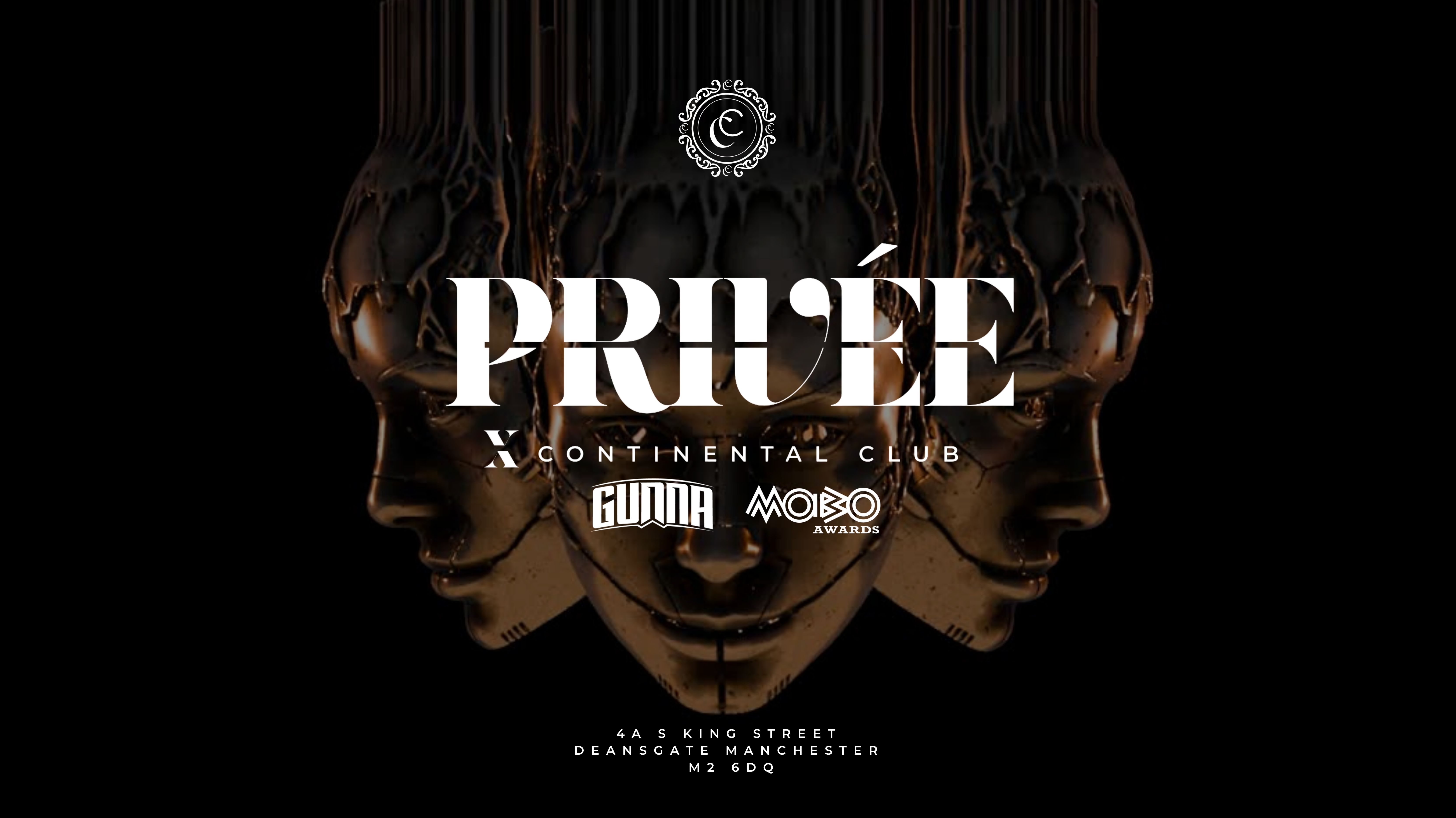 GUNNA Concert After Party - PRIVÉE X CONTINENTAL CLUB - 26th March 2026 (doors open 12am)