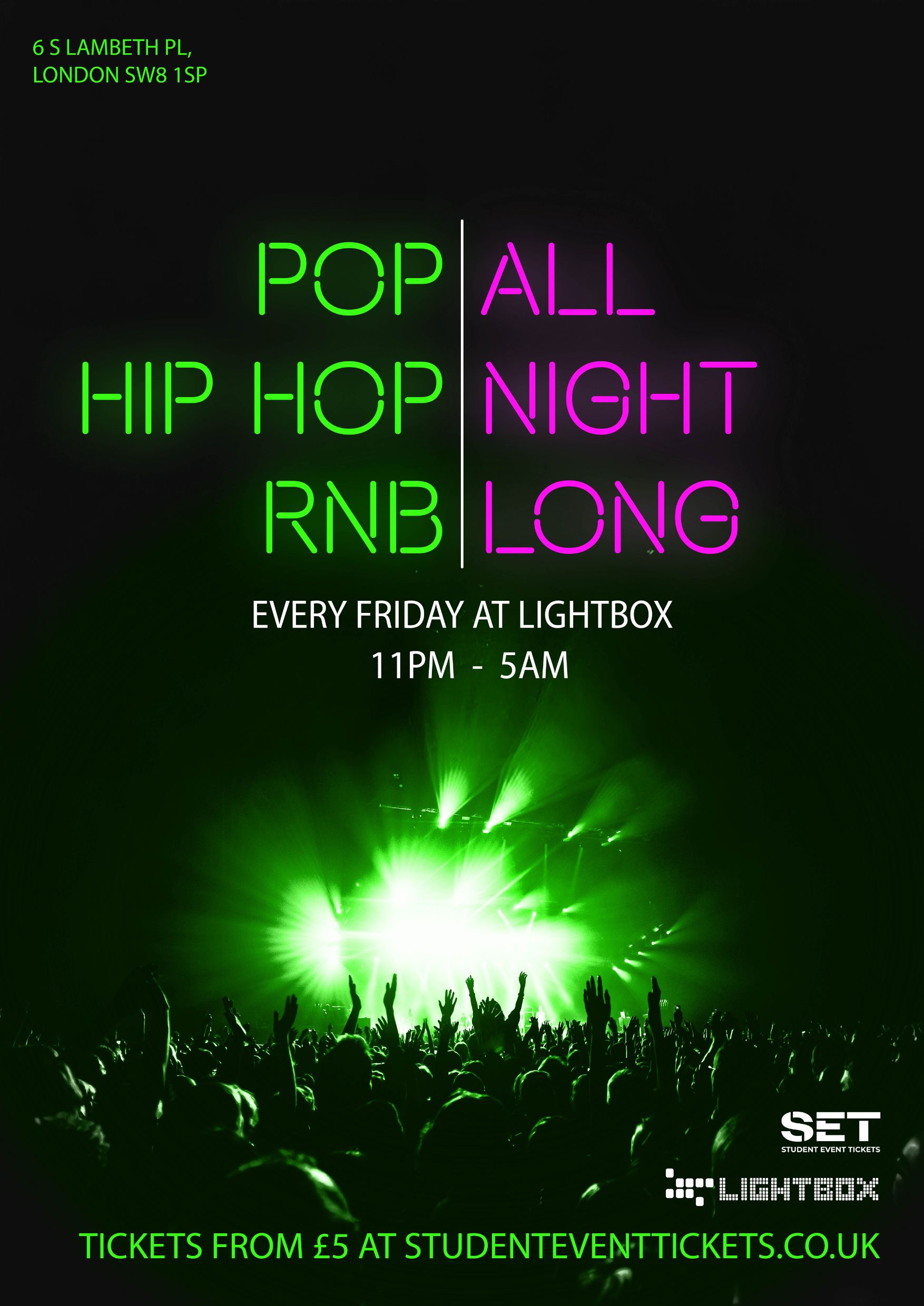 ALL NIGHT LONG @ LIGHTBOX FRIDAY 20TH MARCH