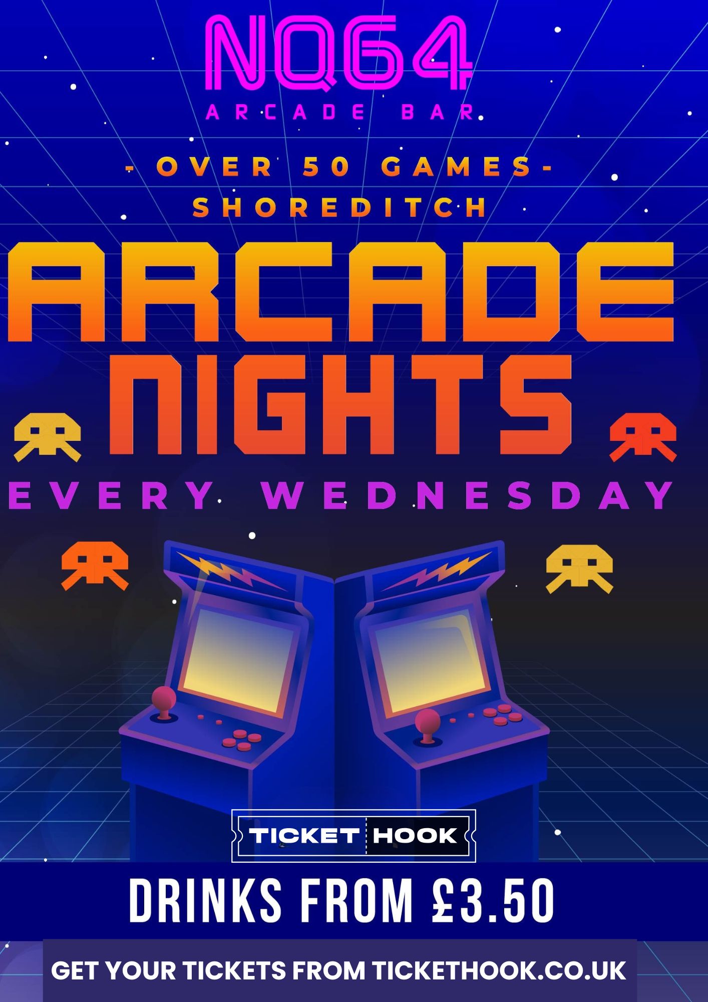 Arcade Night @ NQ64 Shoreditch Wednesday 25th March