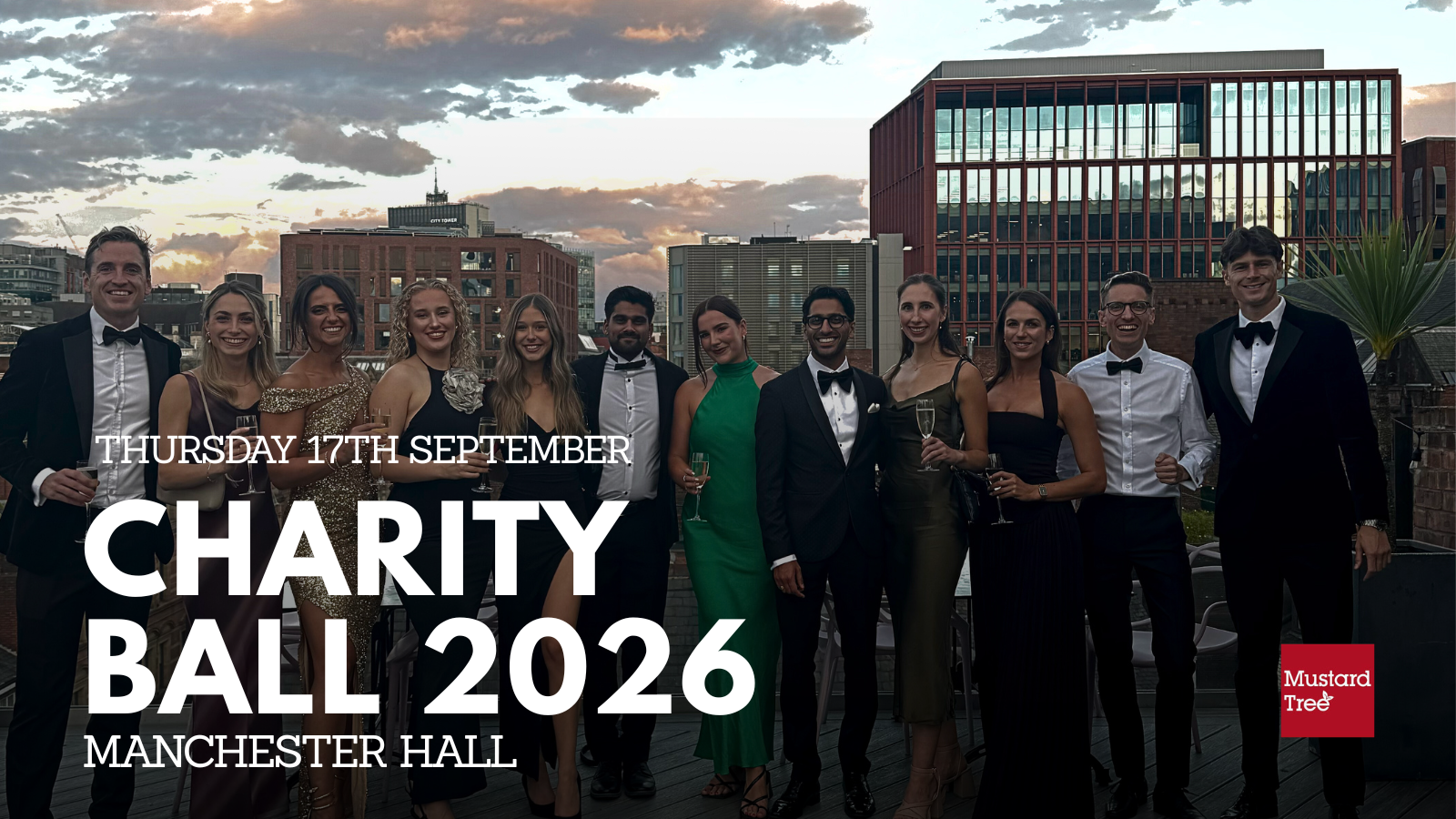 MYP Charity Ball 2026 - 17.09.2026 @ Manchester Hall - For Mustard Tree