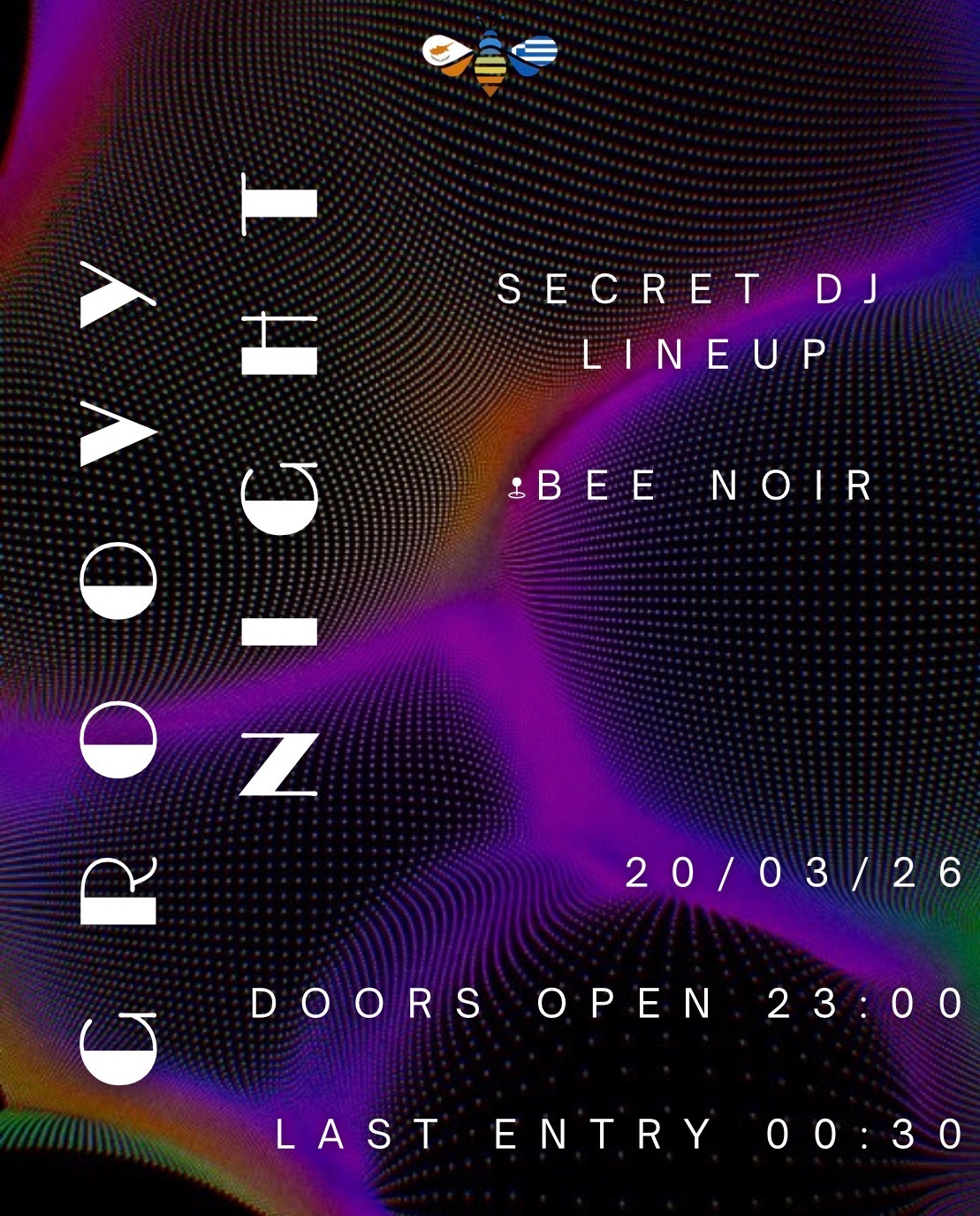GROOVY NIGHT @ BEE NOIR | 20/03