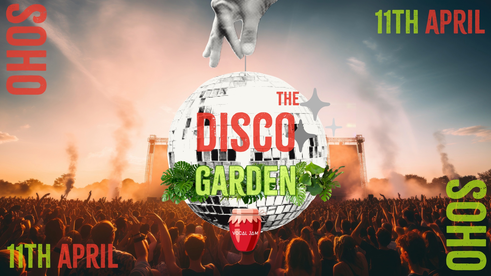The Disco Garden | By Vocal Jam | London