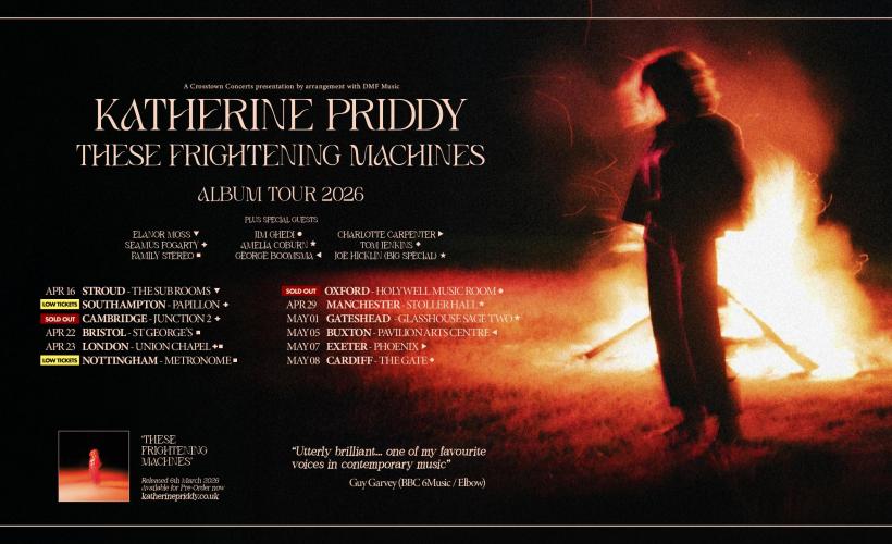 Katherine Priddy - THESE FRIGHTENING MACHINES ALBUM TOUR 2026