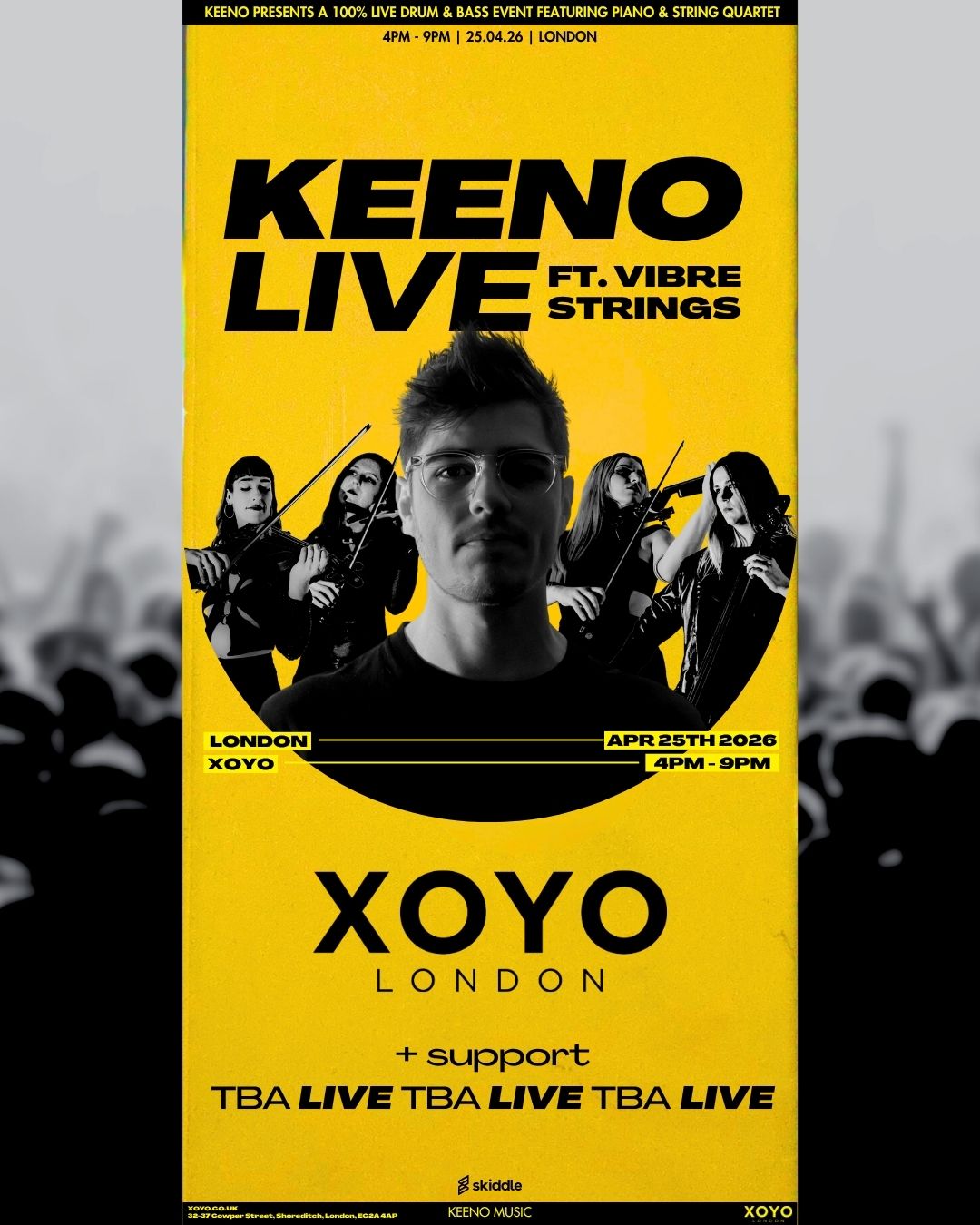 Keeno LIVE feat. Vibre Strings - XOYO London