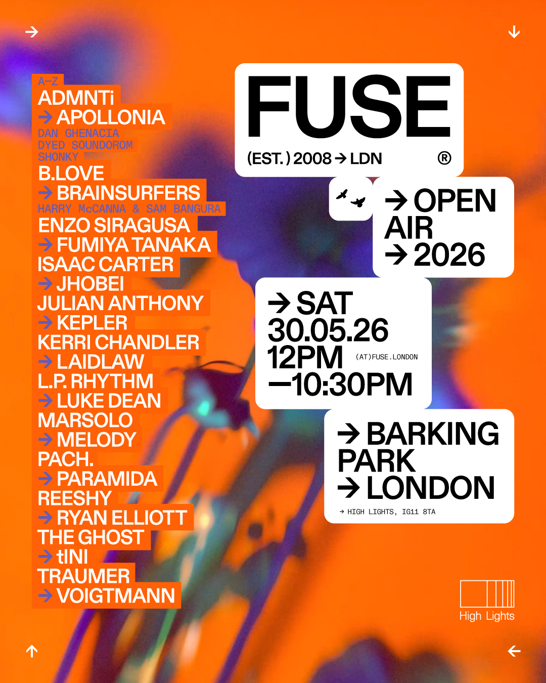 FUSE Open Air ➔ 2026
