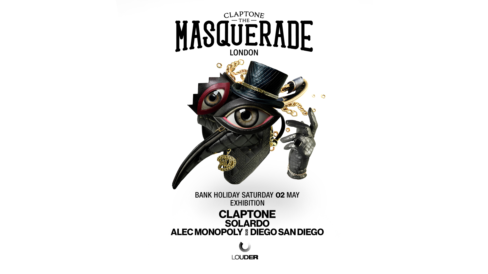 Claptone - The Masquerade feat. Solardo, London