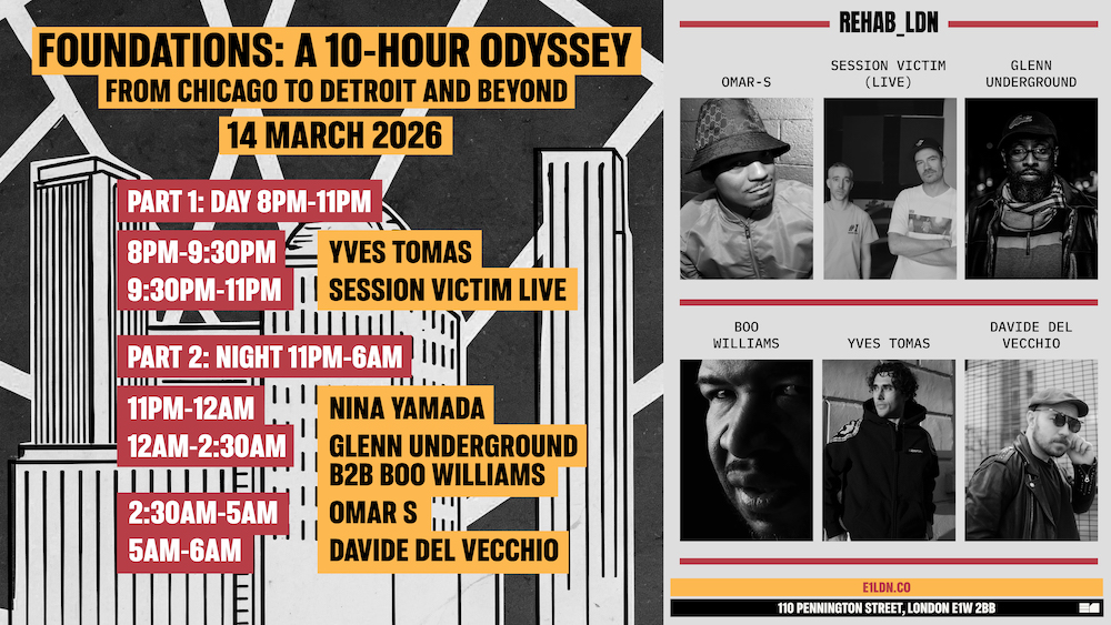 Omar-S, Session Victim (live), Glenn Underground b2b Boo Williams