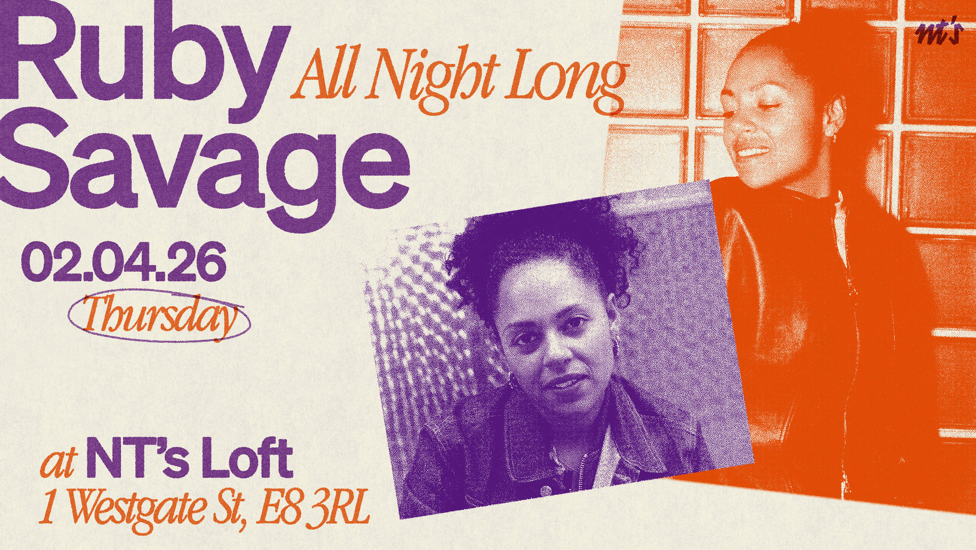 NT's Loft: Ruby Savage [All Night Long]