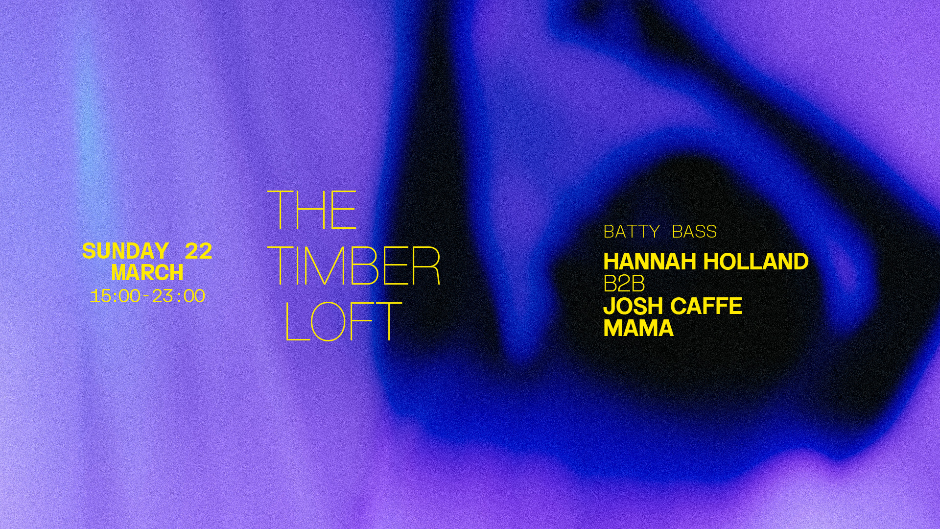 Timber Loft presents Batty Bass