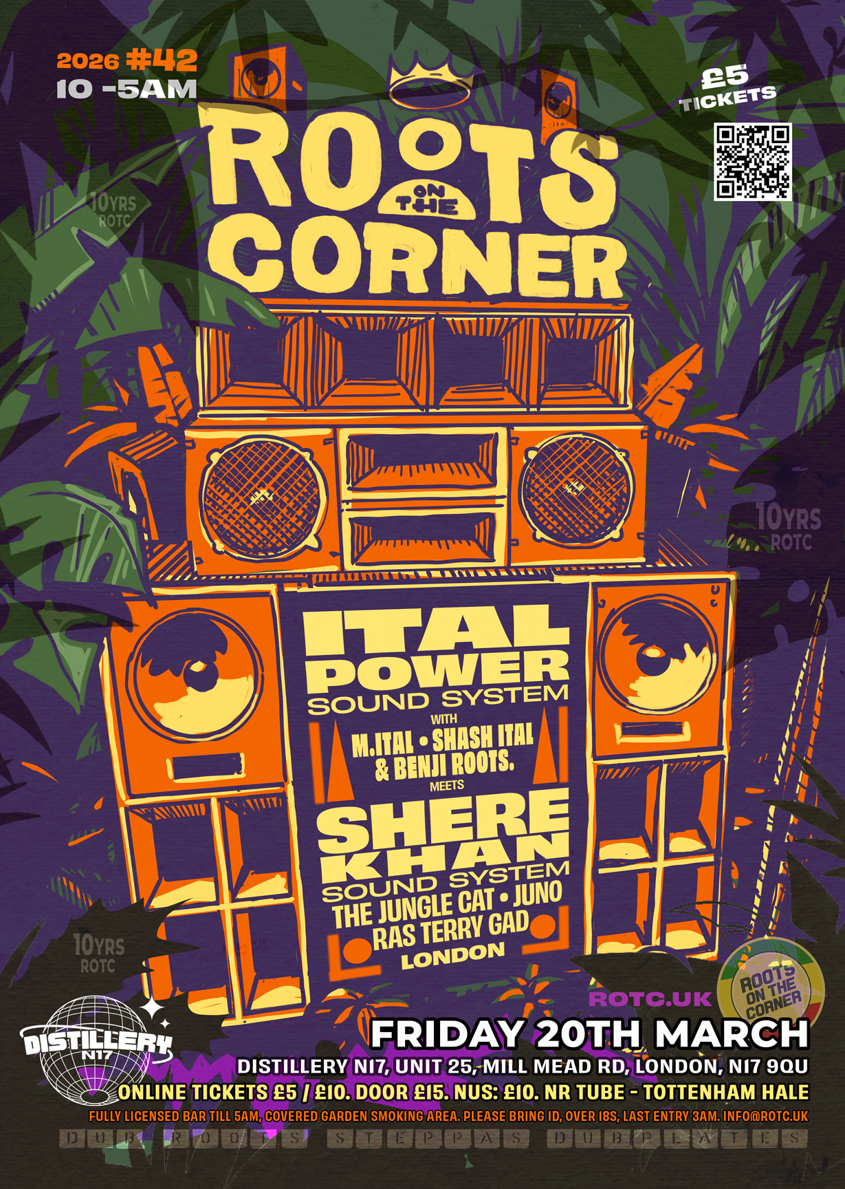 Ital Power Sound System meets Shere Khan Sound System. Roots On The Corner 42