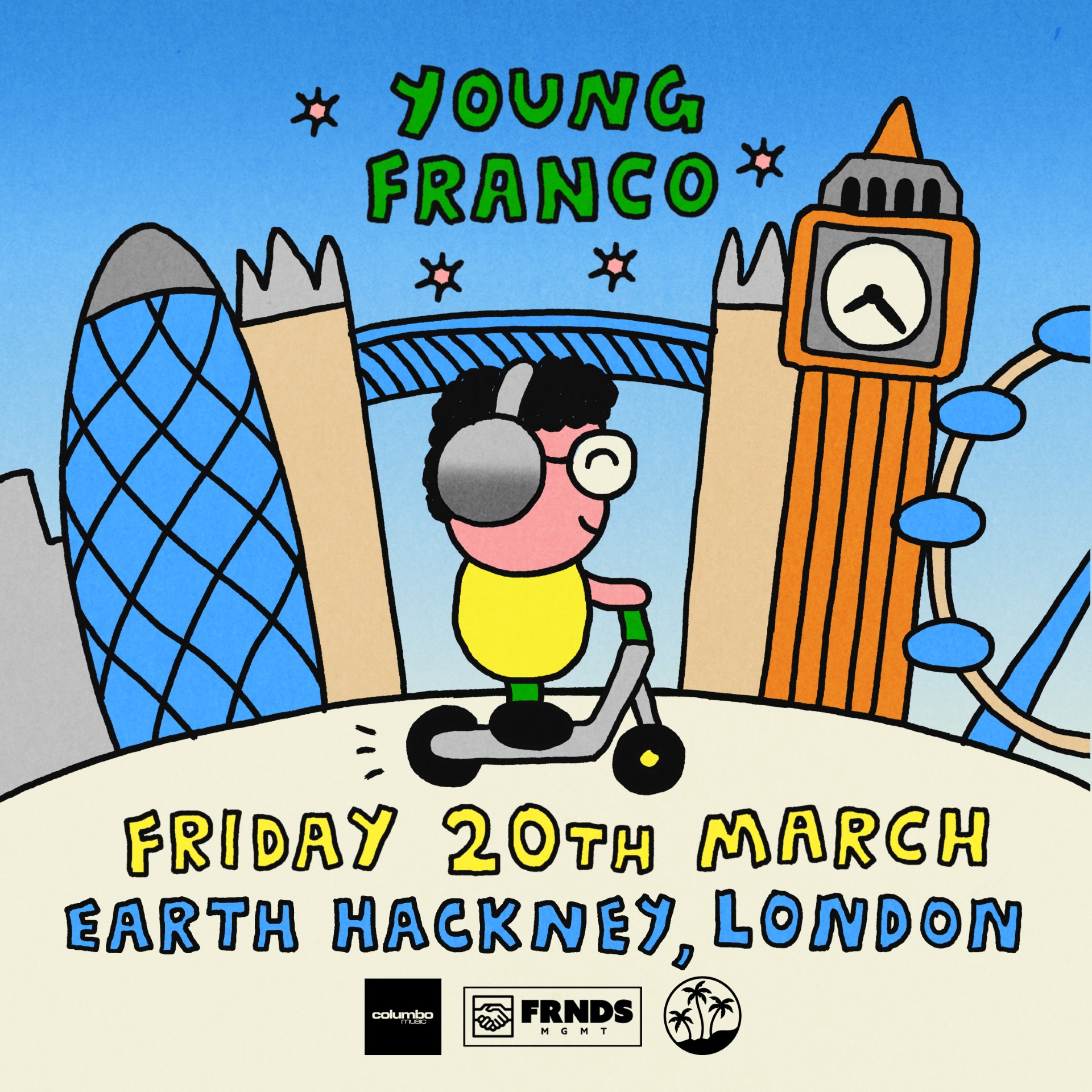 Young Franco & Friends - EartH Hackney