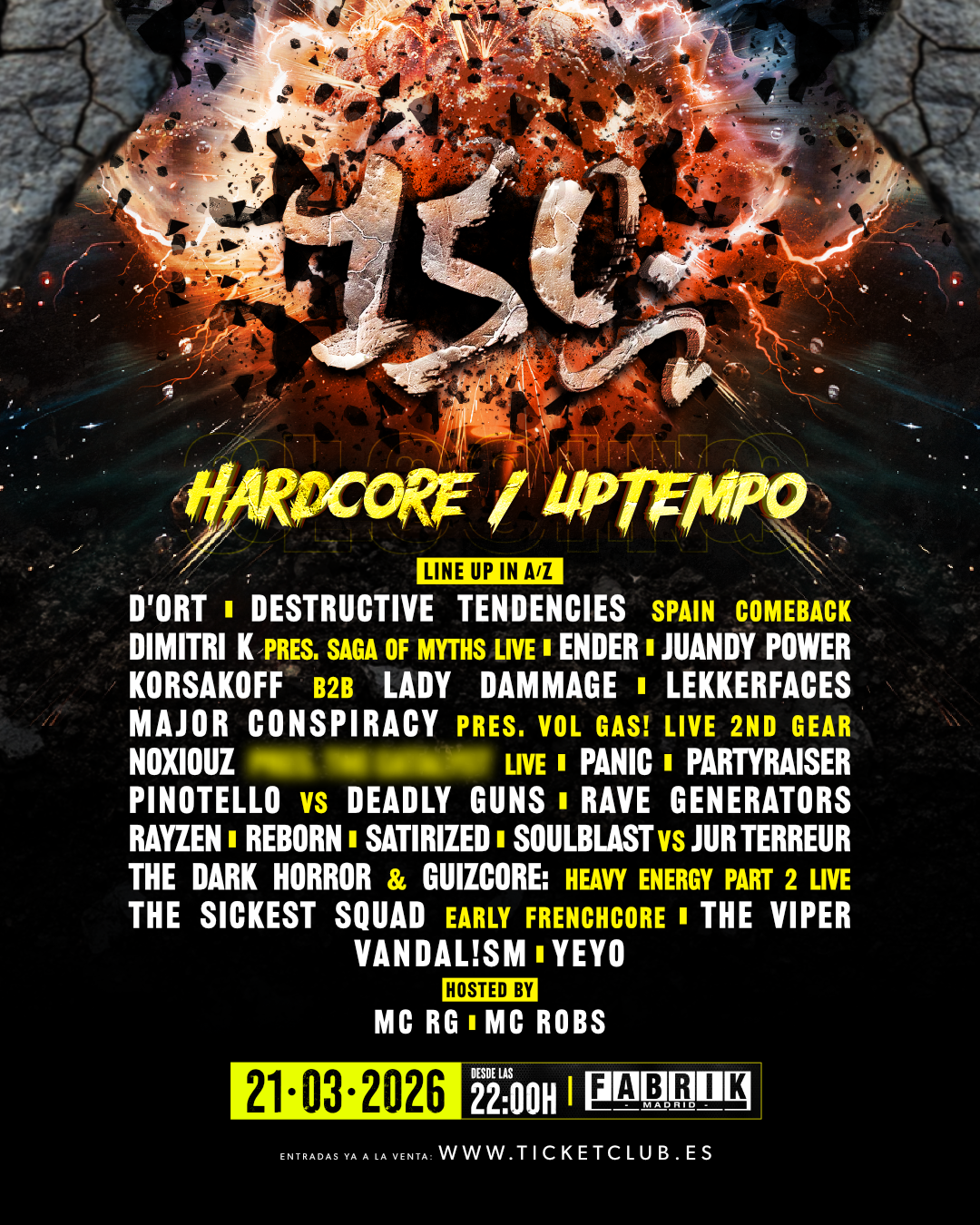 150 EN MARZO [UPTEMPO/HARDCORE]