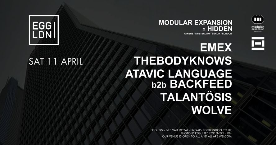 Modular Expansion X Hidden at EGG Ldn