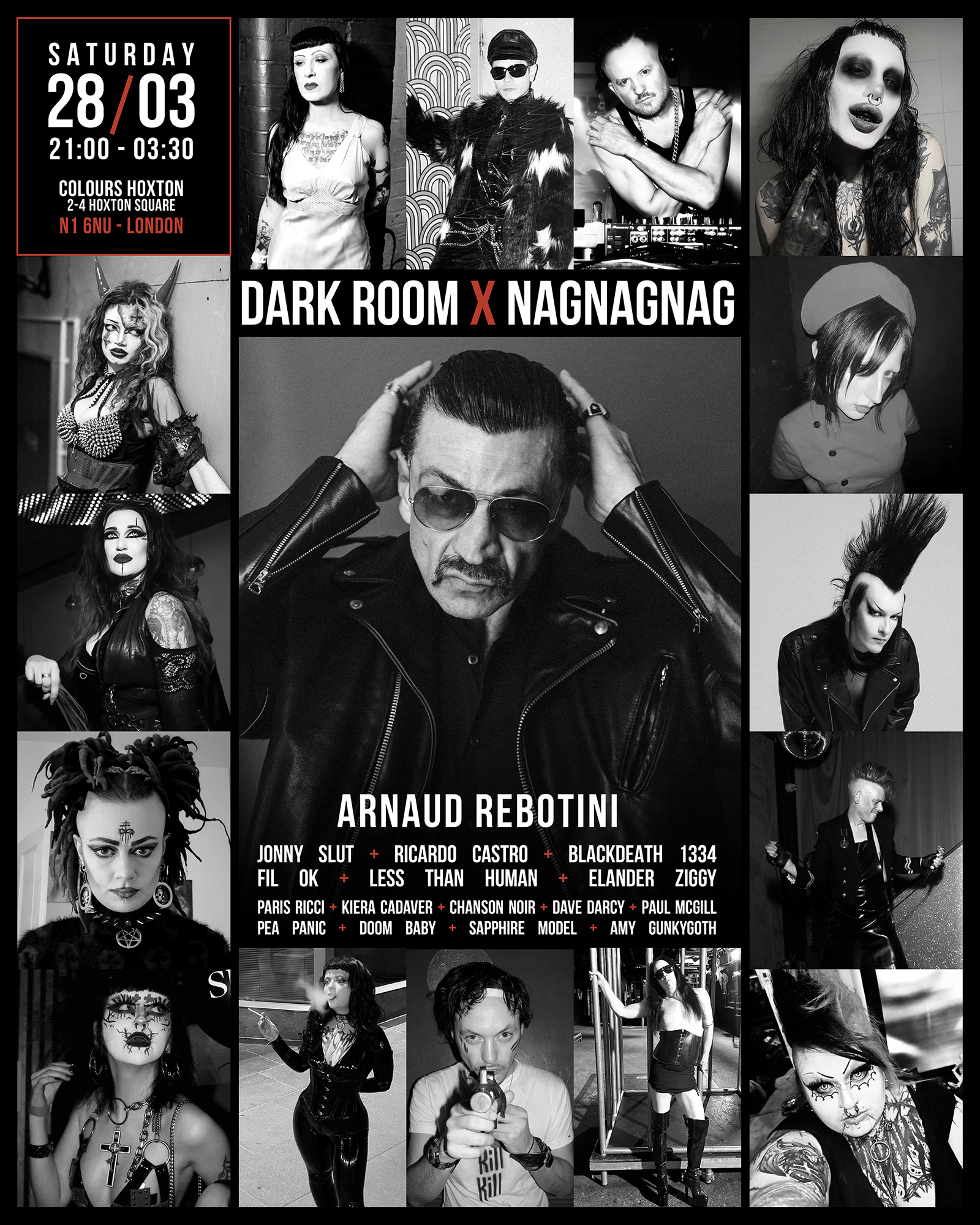 DARK ROOM x NAGNAGNAG with Arnaud Rebotini