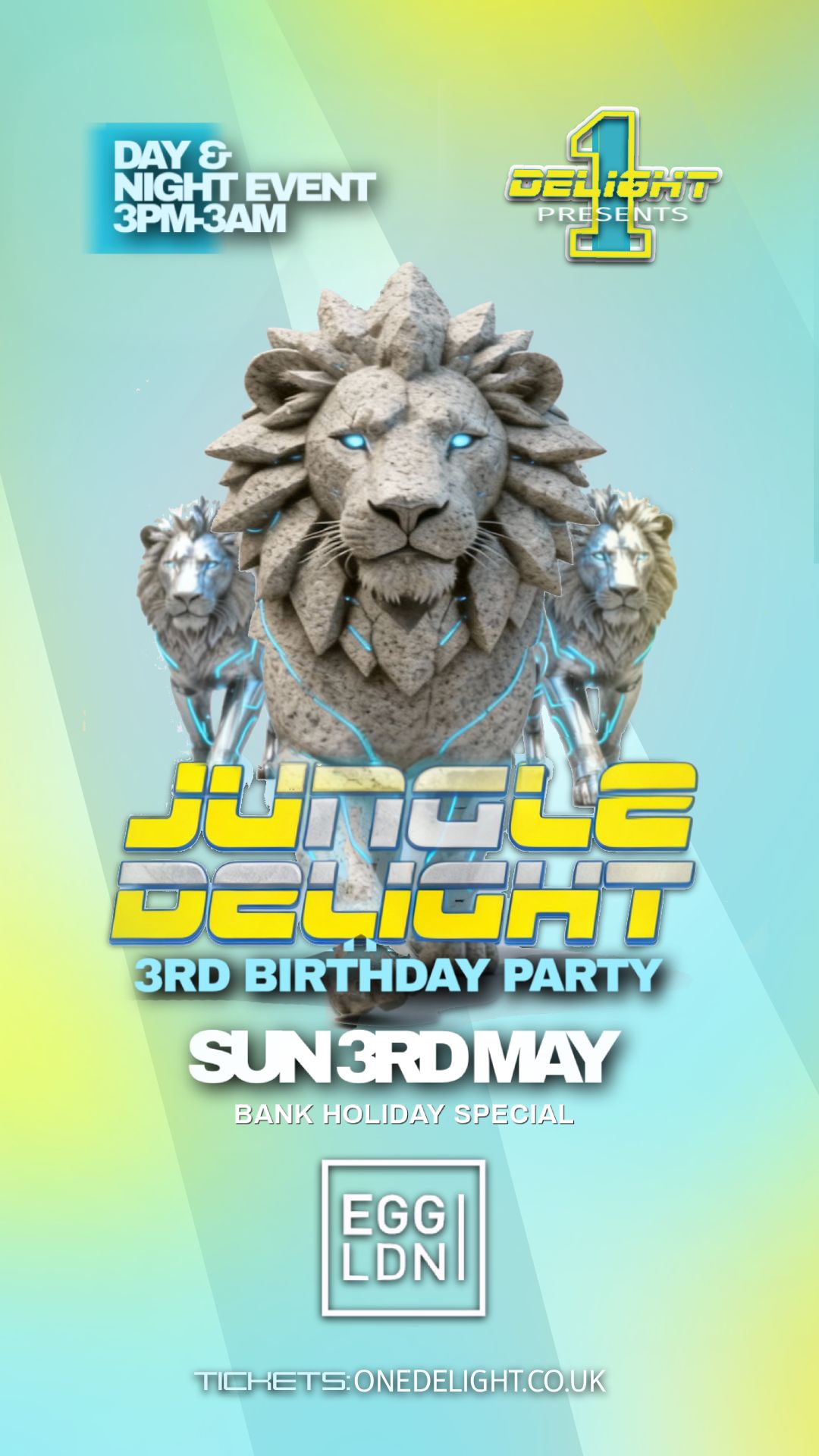 Jungle Delight 3rd Birthday (Summer Rooftop Day Party), Tickets