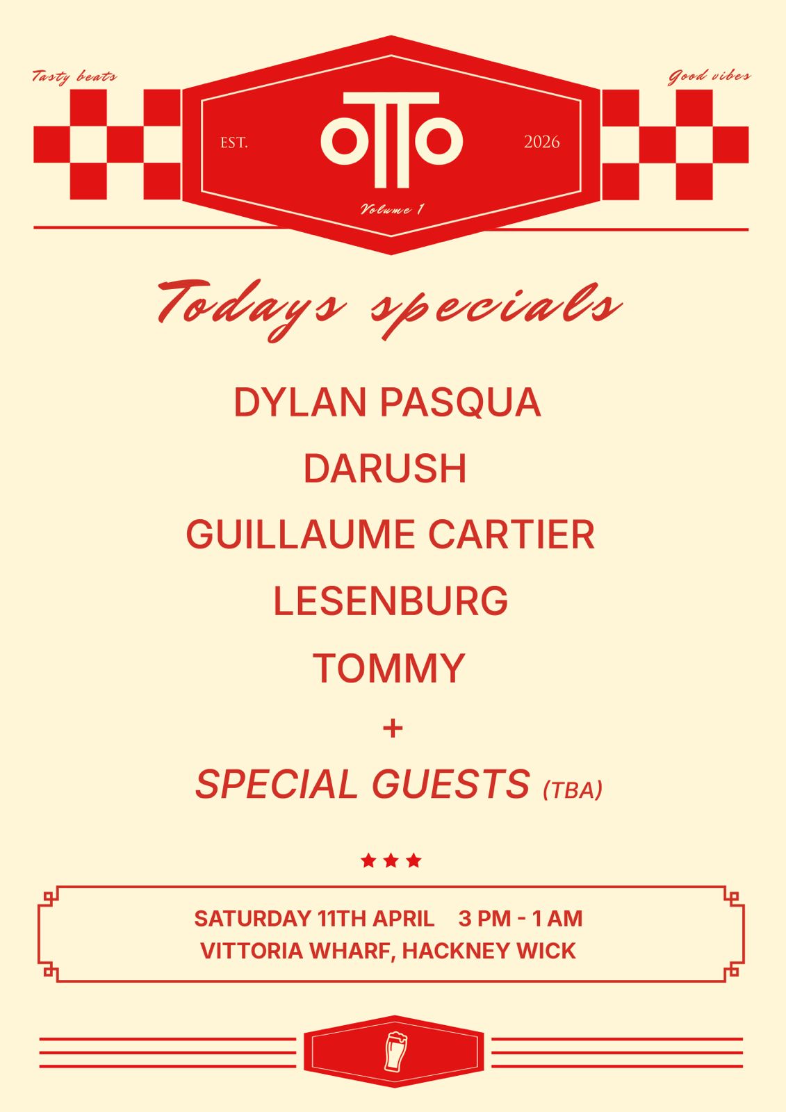 OTTO Vol 1 W/ Special Guests TBA