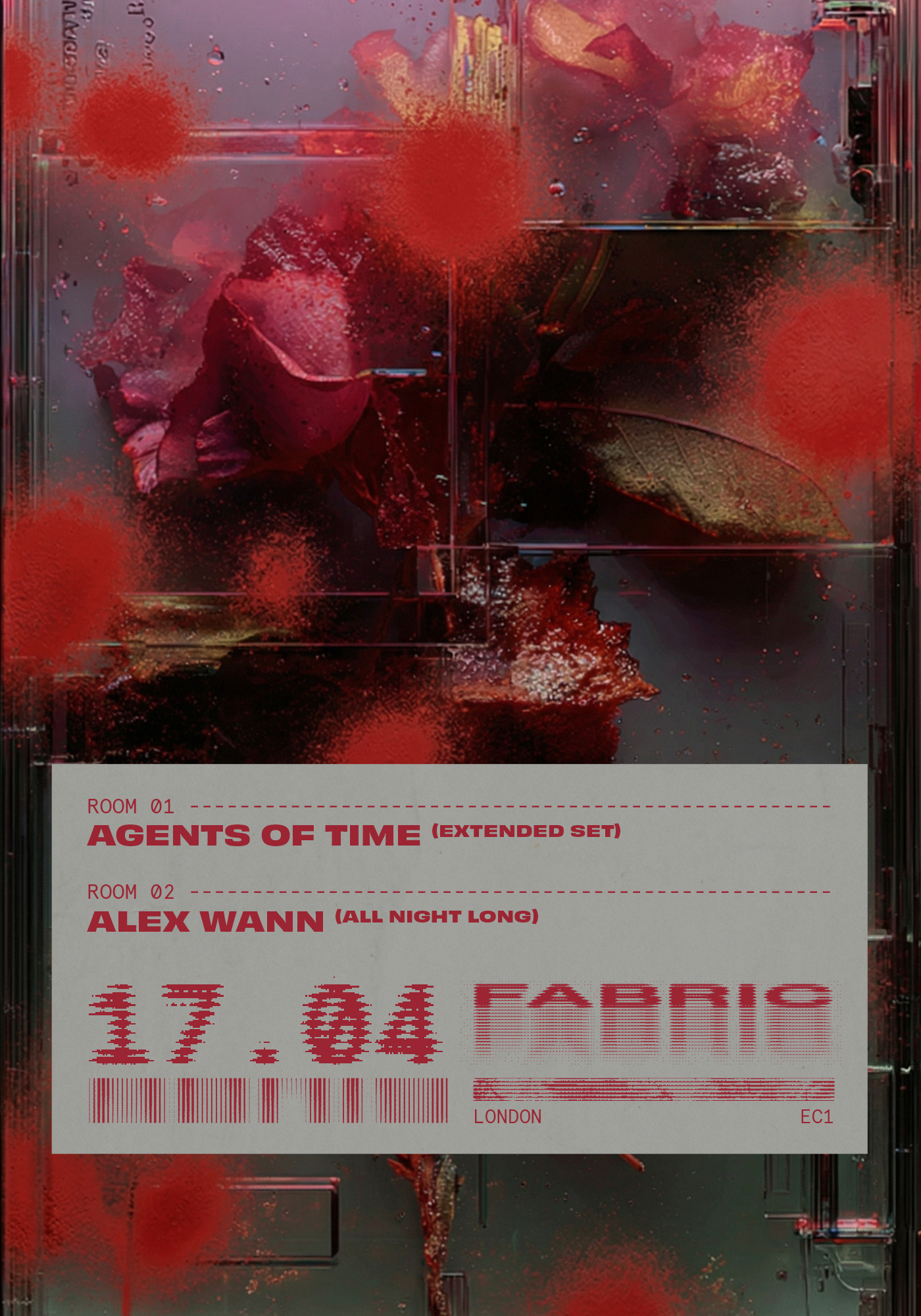 fabric: Agents Of Time, Alex Wann + more tba