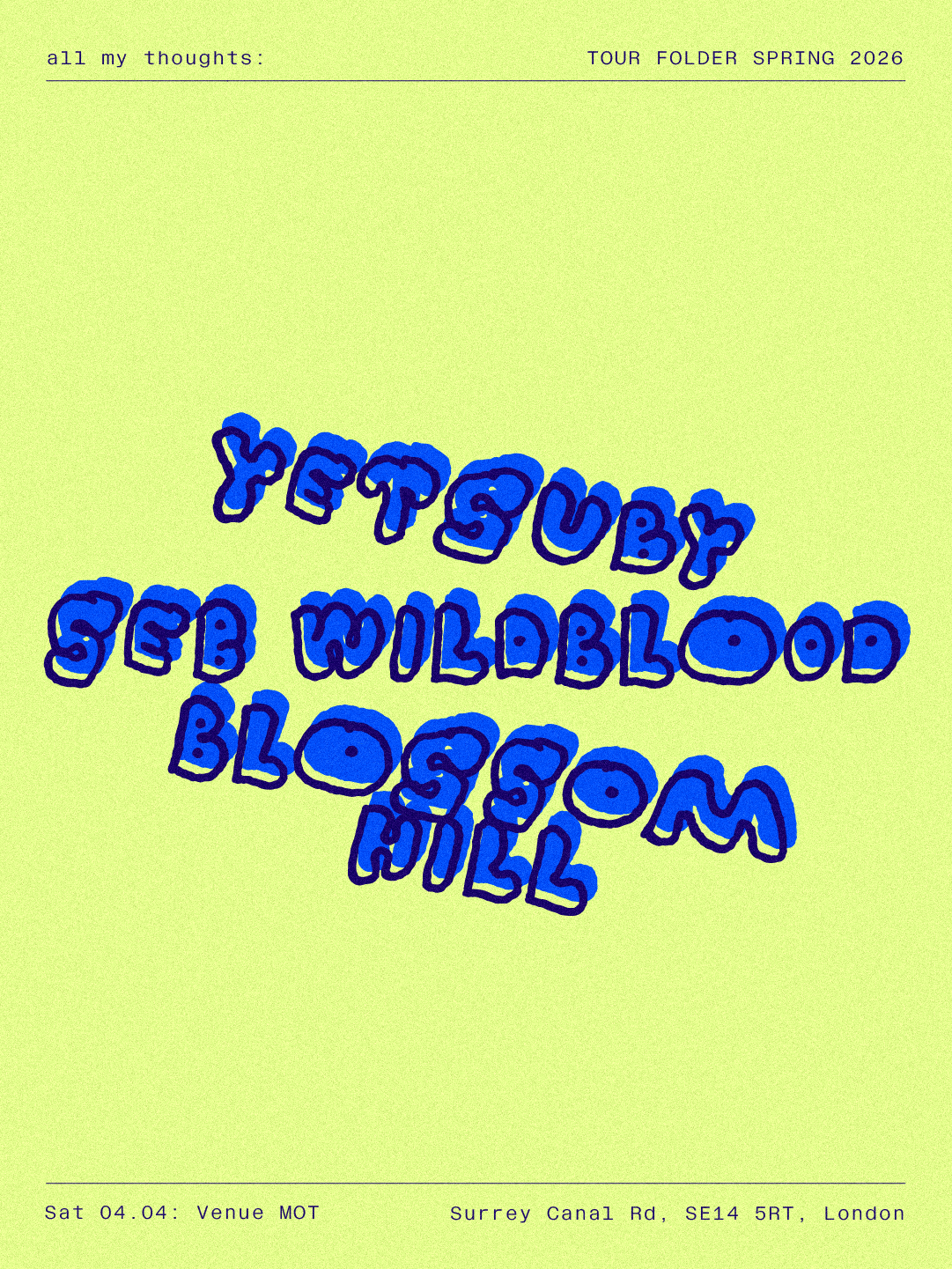 all my thoughts with Yetsuby, Seb Wildblood, Blossom Hill