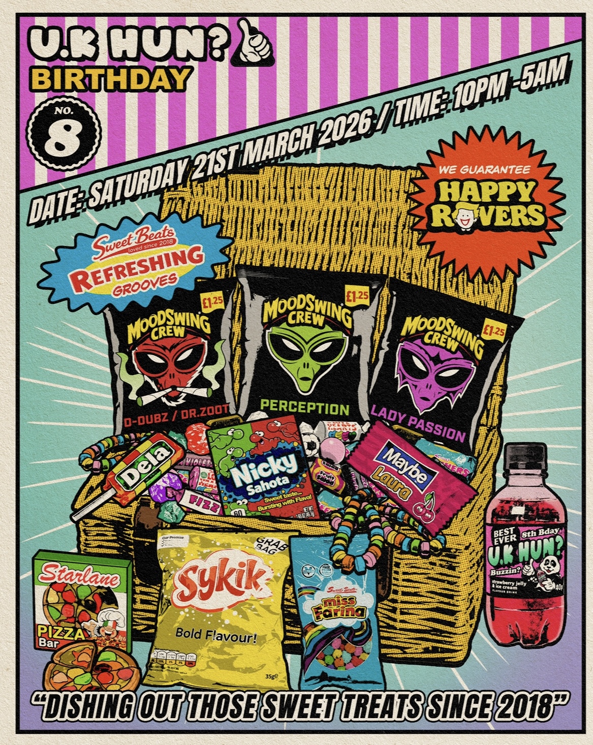 U.K Hun? 8th Birthday ft. DJ Perception, Maybe Laura & Lady Passion