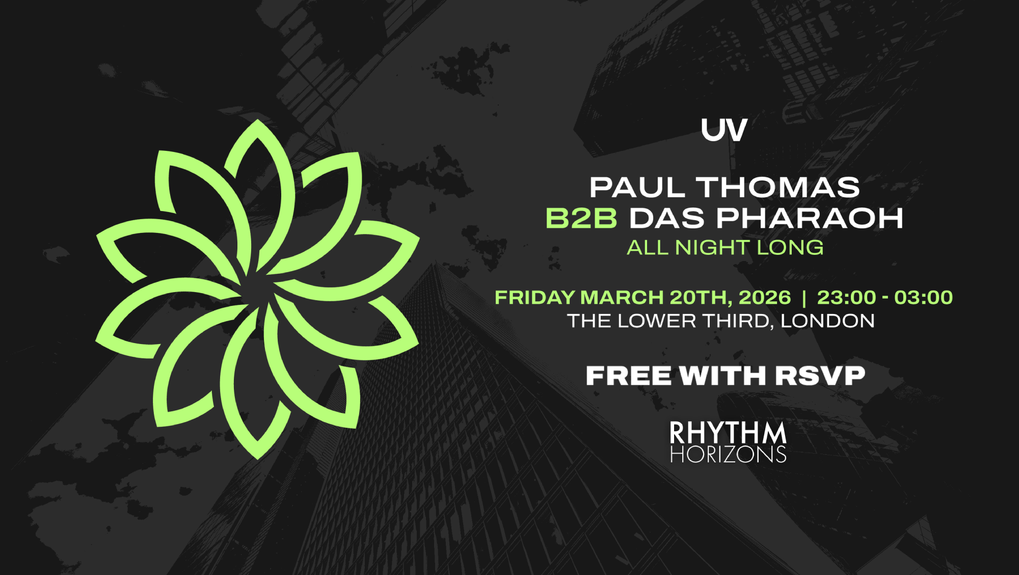UV: Paul Thomas b2b Das Pharaoh (All Night Long)