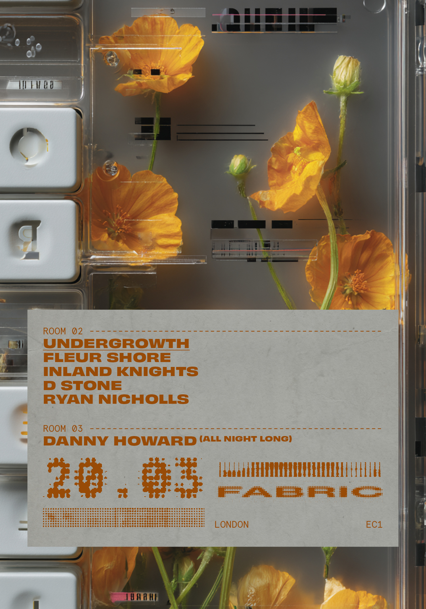 fabric: Fleur Shore, Inland Knights, D Stone, Danny Howard + more TBA