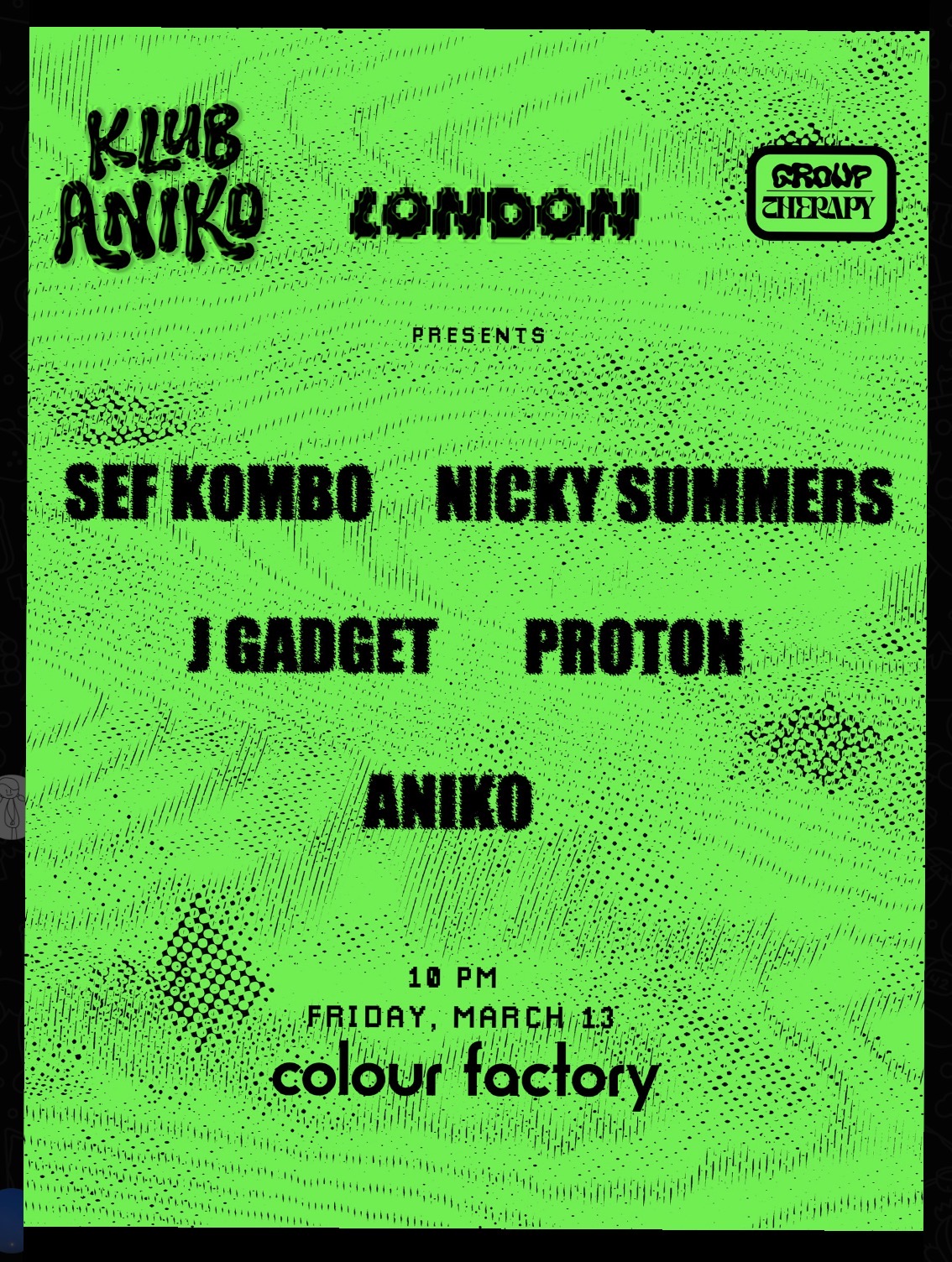 Group Therapy: Klub Aniko London