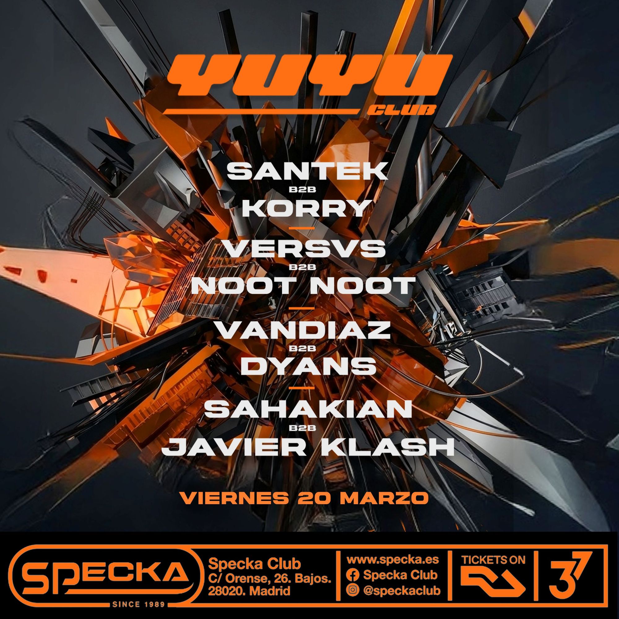 Special Night b2b - YUYU Techno Club 