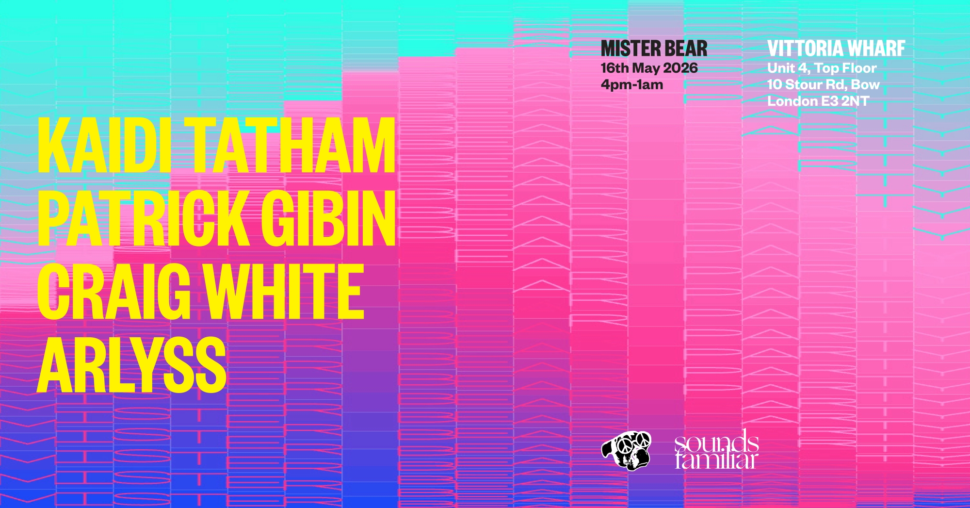 Mister Bear: Kaidi Tatham, Patrick Gibin, Craig White, ARLYSS, (Day Party)