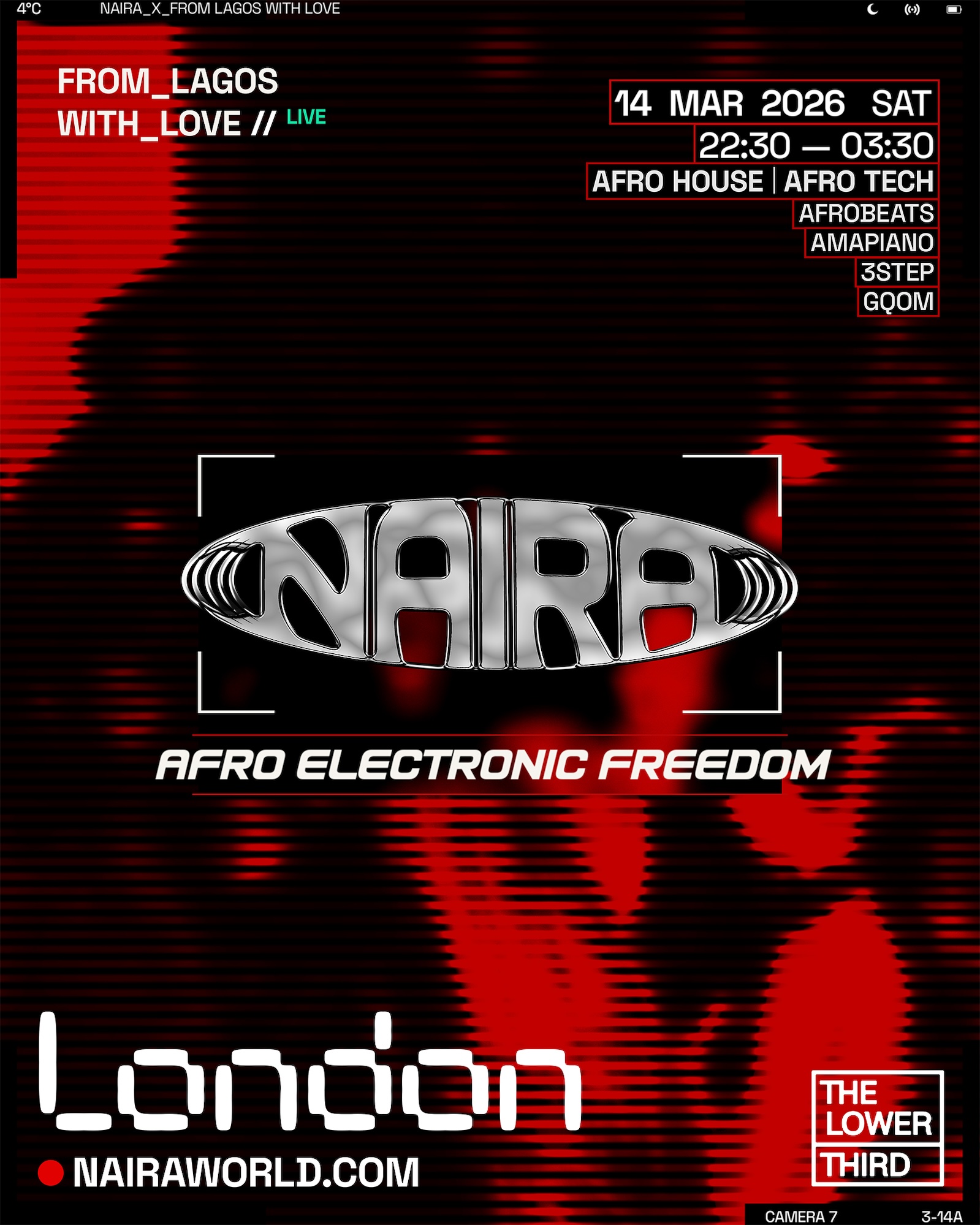 NAIRA: Afro Electronic Freedom London