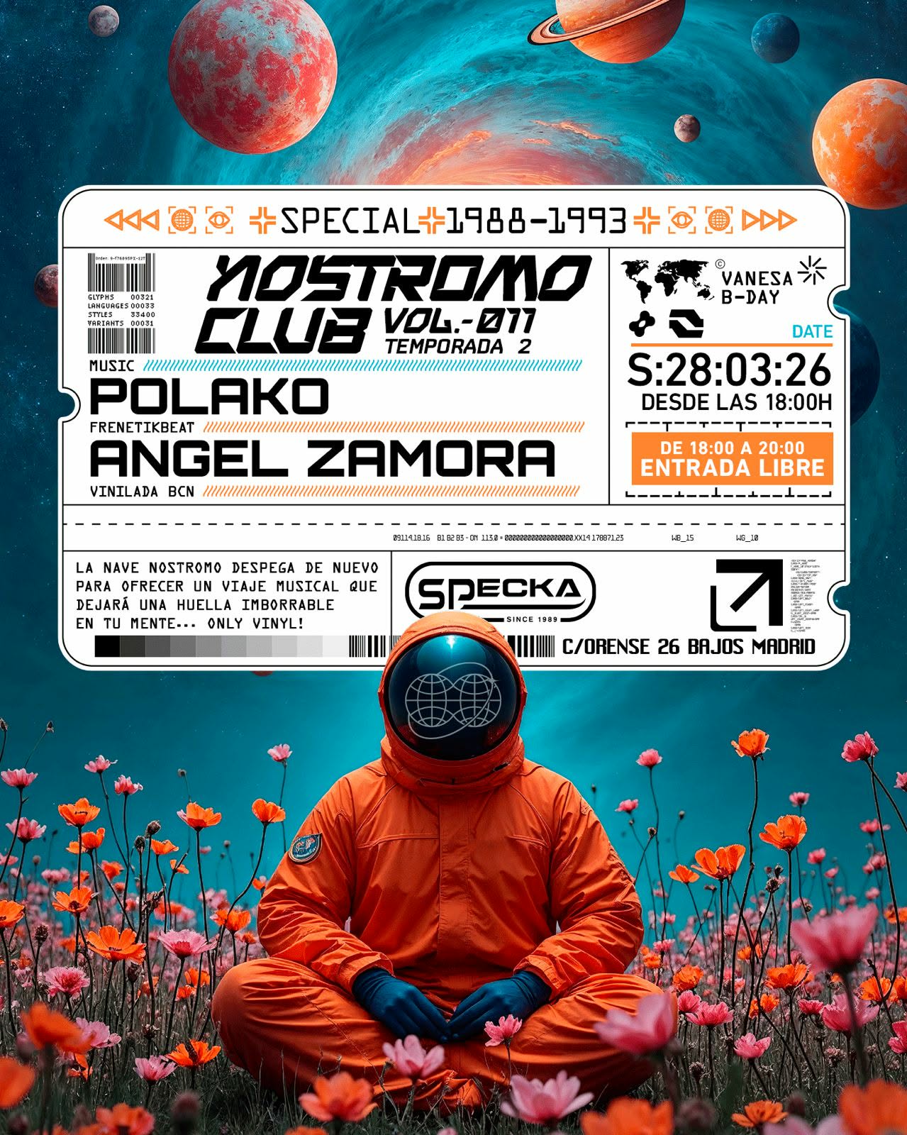 Nostromo Club #11 Tardes de Trance - SpeckaClub