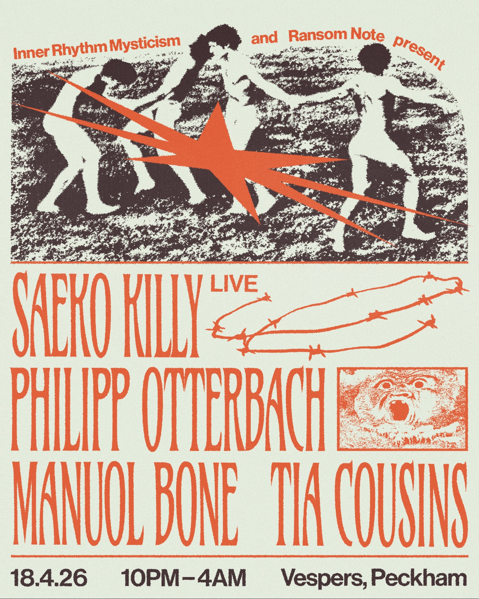 IRM x Ransom Note: Saeko Killy (Live) / Philipp Otterbach + more